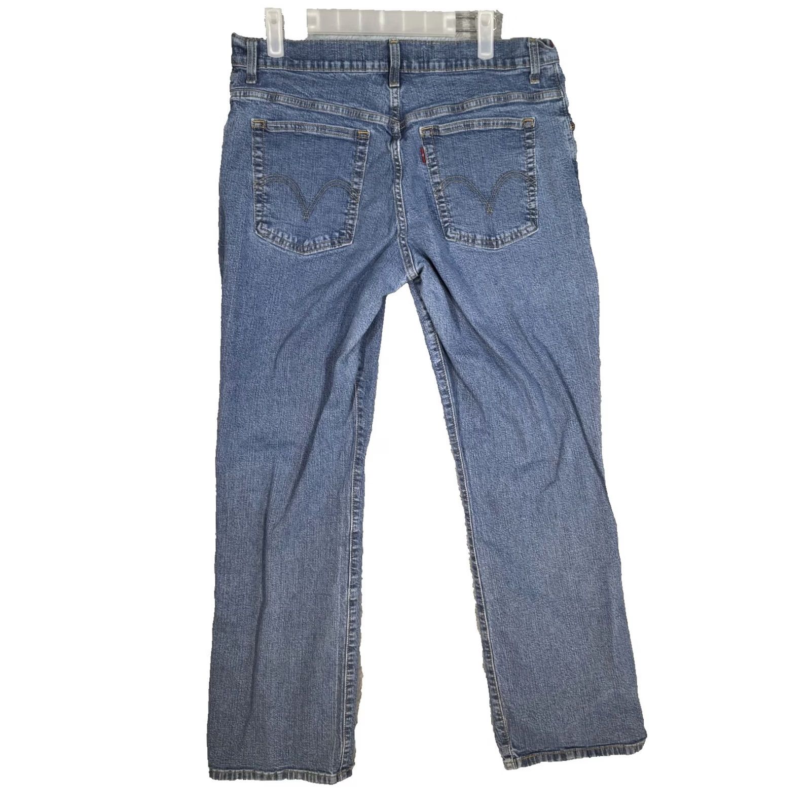 Levi's Levi’s 550 Men Jeans 32x31 Blue Denim Mid-Rise Relaxed Bootcut Zip Fly Jeans Size US 32 / EU 48 - 2 Thumbnail