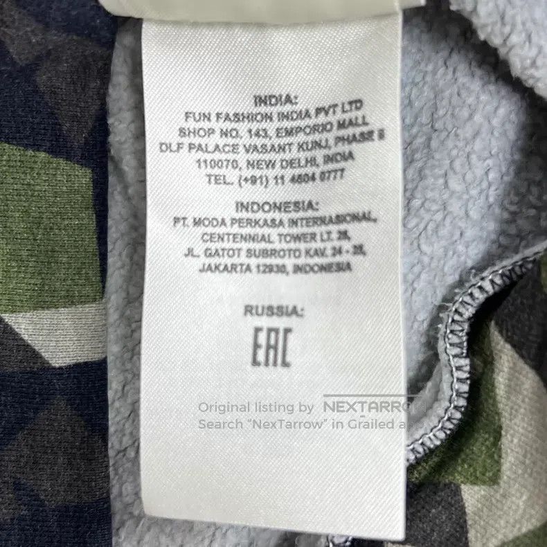 Fendi Fendi Camouflage Color Blocked Zip Sweatshirt Size US S / EU 44-46 / 1 - 6 Thumbnail