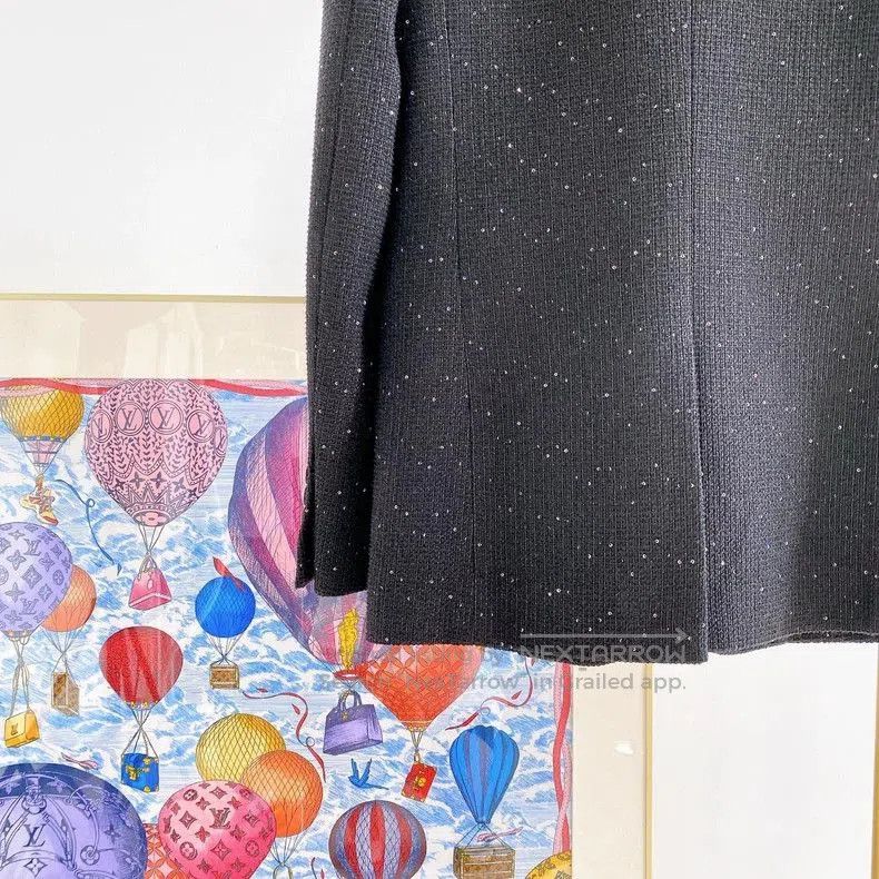 Saint Laurent Paris Saint Laurent Black Sequin Blazer . Size M / US 6-8 / IT 42-44 - 5 Thumbnail