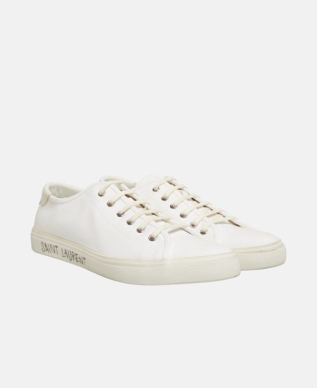 Saint Laurent Paris Malibu Sneakers Size US 7 / EU 40 - 1 Thumbnail