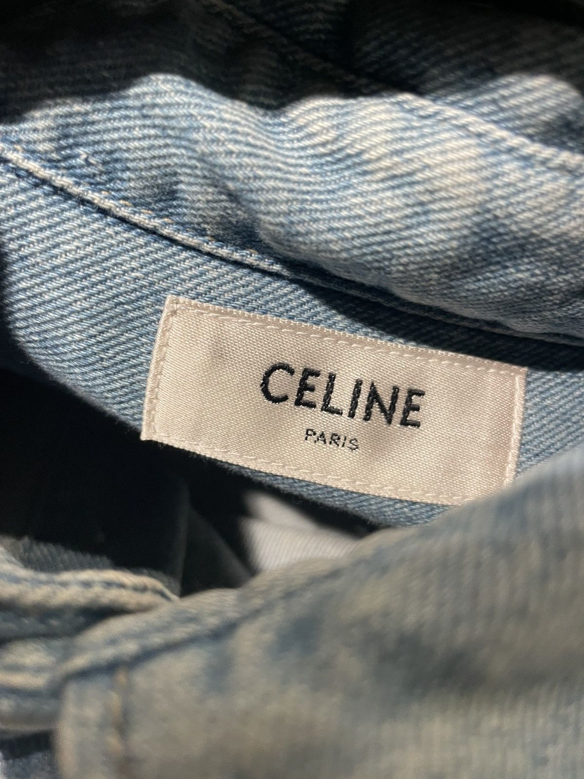 Celine Oversized denim shirt Size US XXL / EU 58 / 5 - 7 Thumbnail