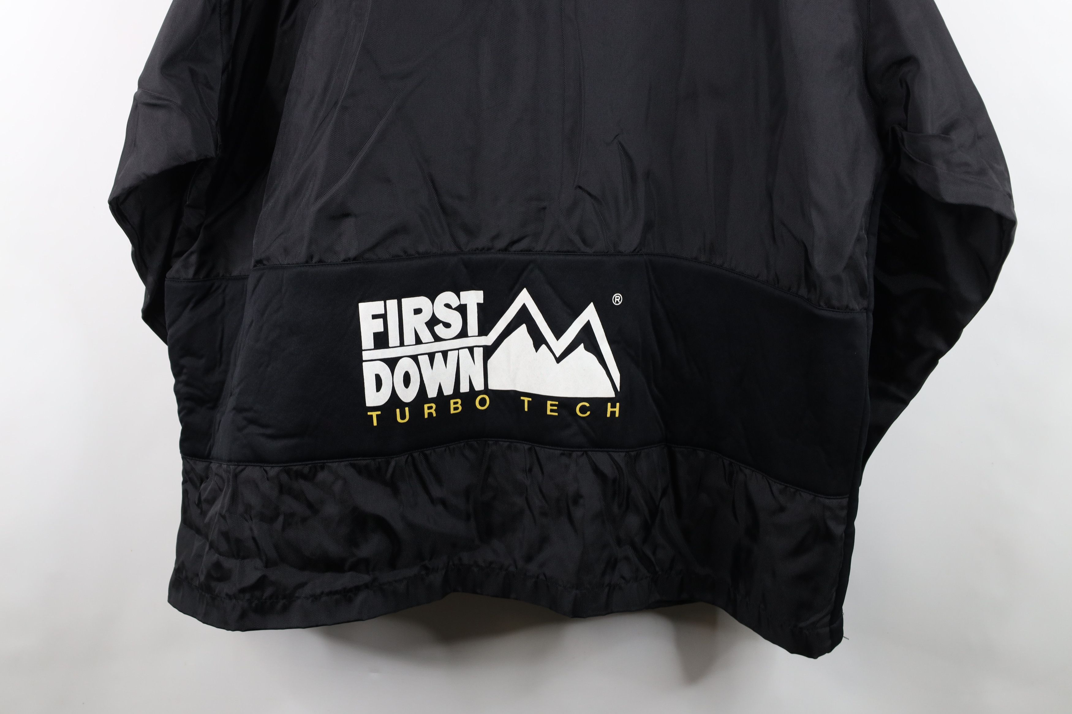 Vintage Vintage 90s Streetwear Baggy Fit Full Zip Jacket Black Size US XL / EU 56 / 4 - 15 Thumbnail