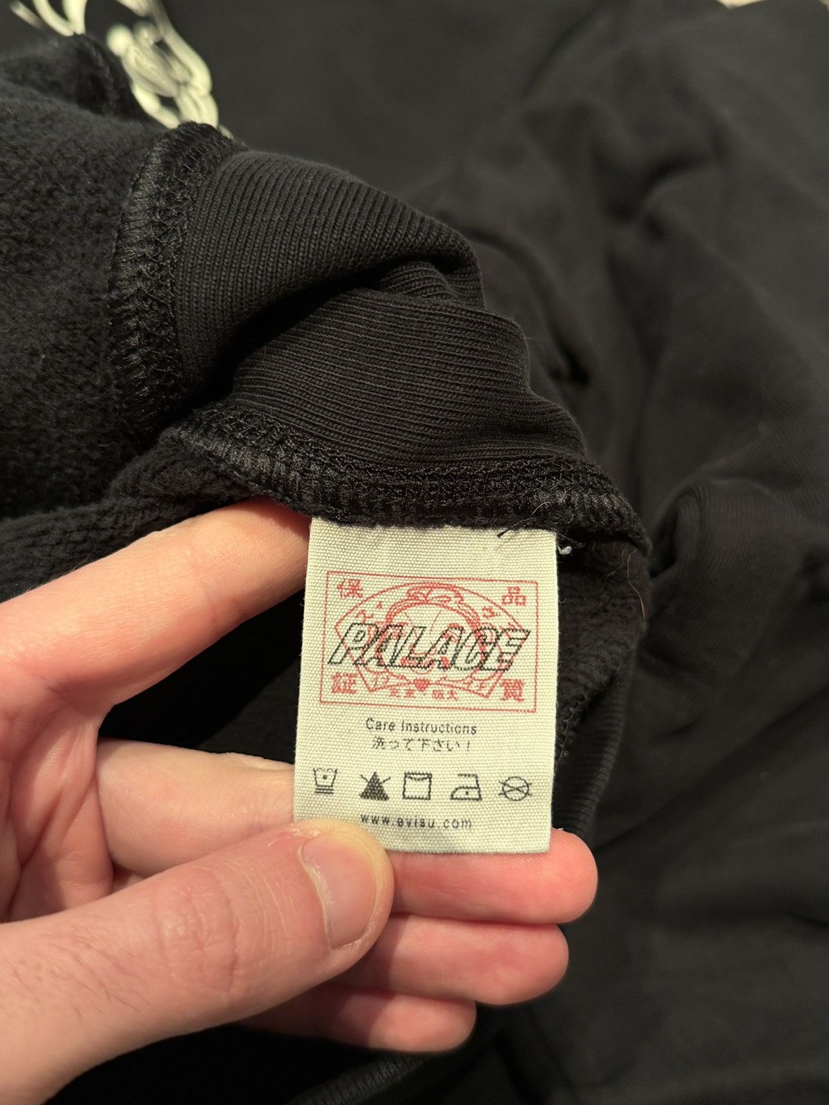 Evisu × Palace Palace x Evisu black Hoodie Size US M / EU 48-50 / 2 - 4 Thumbnail