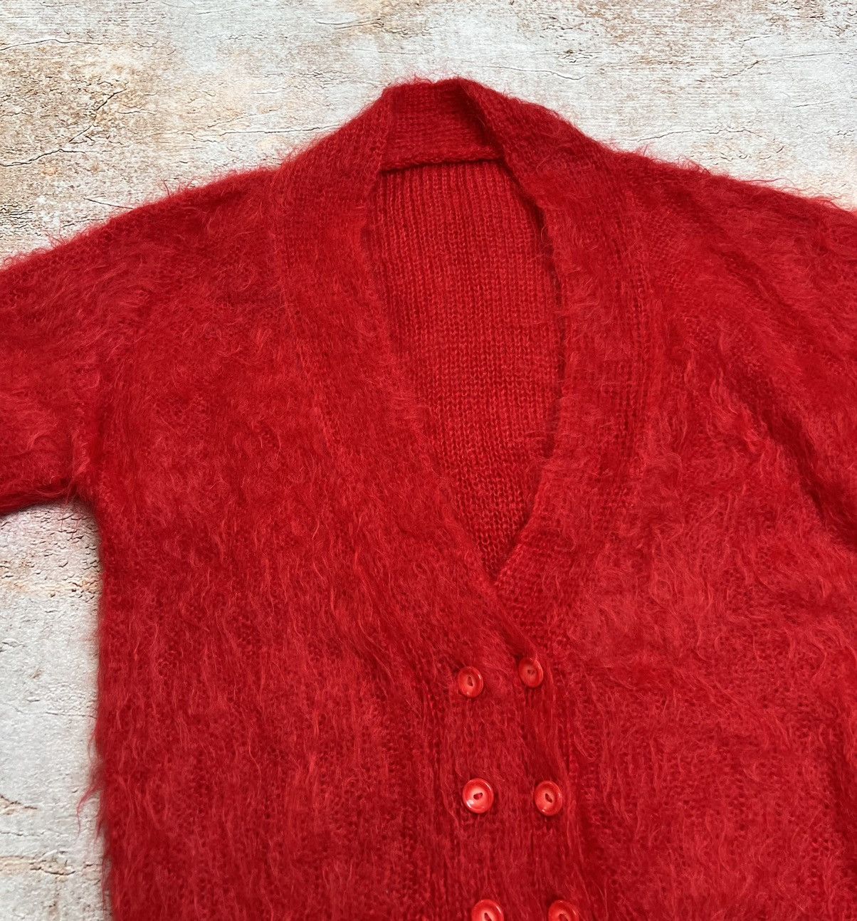 Japanese Brand Vintage Japanese mohair cardigan Size M / US 6-8 / IT 42-44 - 4 Thumbnail