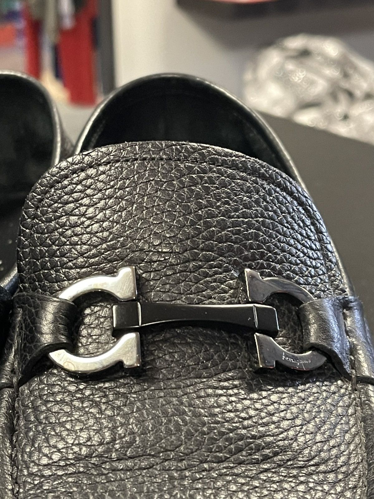 Salvatore Ferragamo Size 12.5 - Ferragamo Grandioso Calfskin Gancini Loafer Size US 12.5 / EU 45-46 - 4 Thumbnail