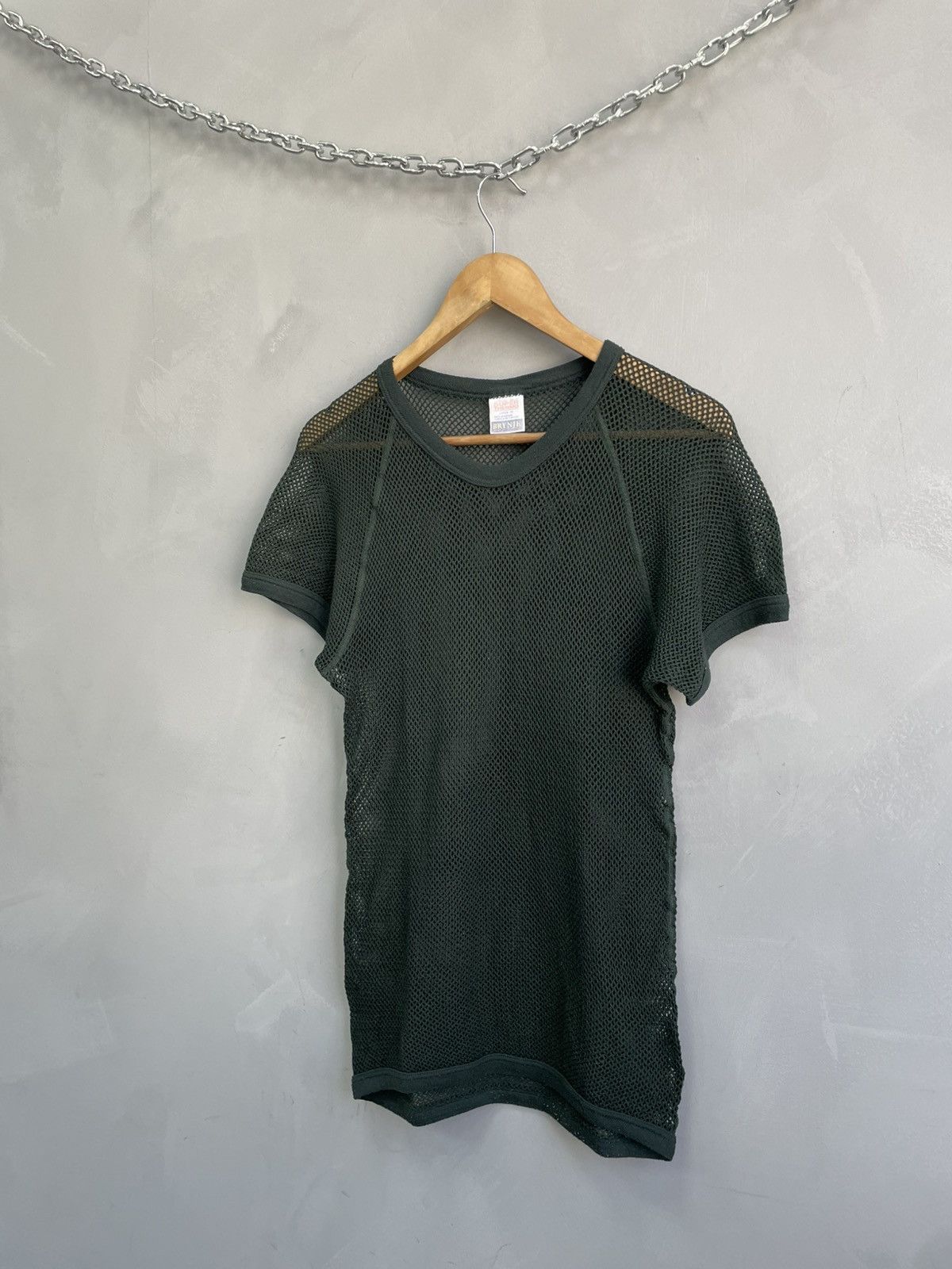 Japanese Brand Vintage slim mesh top diesel style t shirts y2k Size US M / EU 48-50 / 2 - 2 Thumbnail