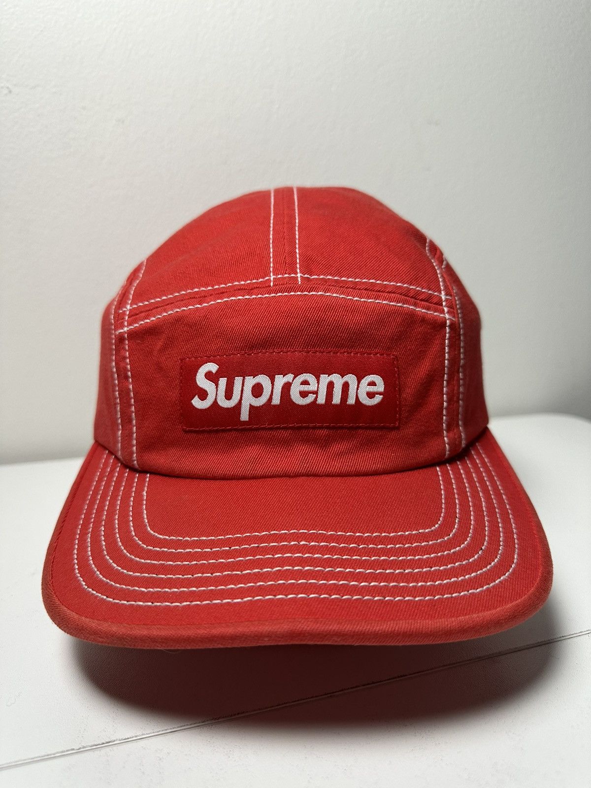 Supreme Contrast Stitch Camp Cap | Grailed