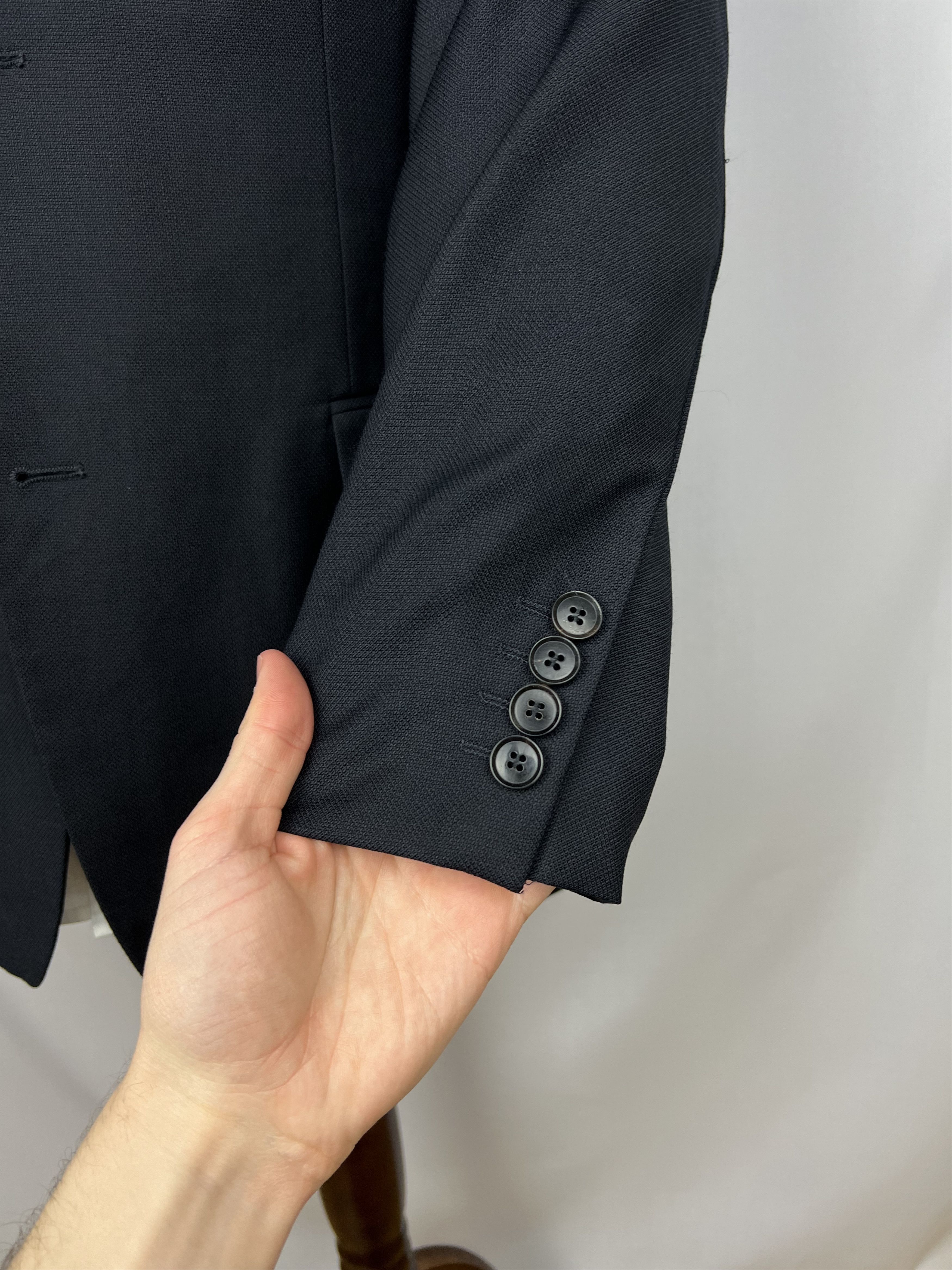 Hugo Boss Solid Wool Modern Classic-Fit Sport Coat Size 40R - 7 Thumbnail