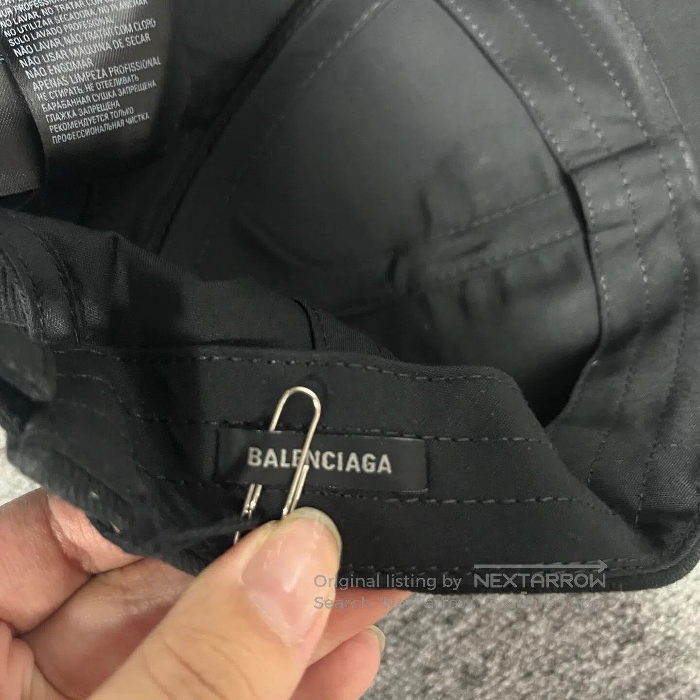 Balenciaga Balenciaga Letter-shaped baseball cap| Size ONE SIZE - 3 Thumbnail