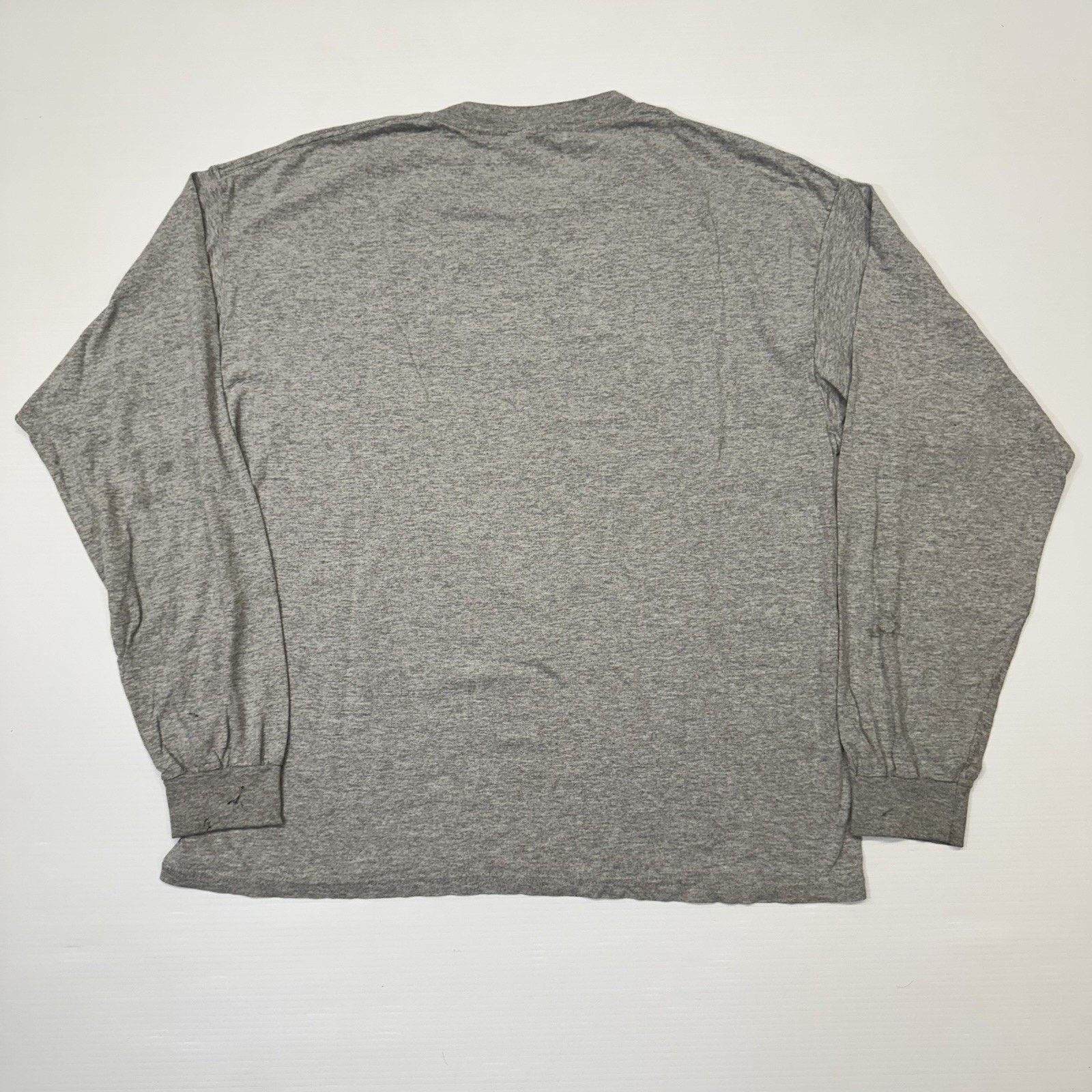 Nike Nike Vintage 90s Gray Long sleeve Shirt Swoosh Made in USA Size US L / EU 52-54 / 3 - 5 Thumbnail