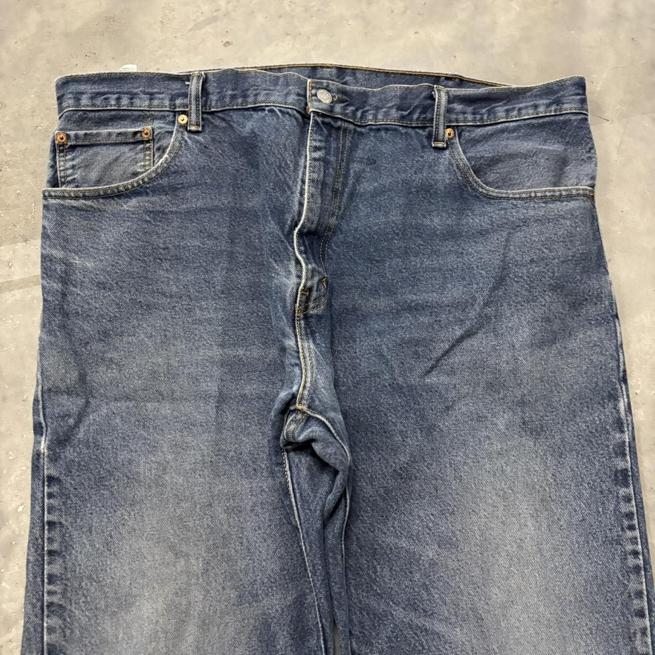 Levi's × Vintage Crazy Vintage Y2K/2000s Baggy Grunge Dark Wash Levis Skater Denim Jeans! Size US 42 / EU 58 - 5 Thumbnail