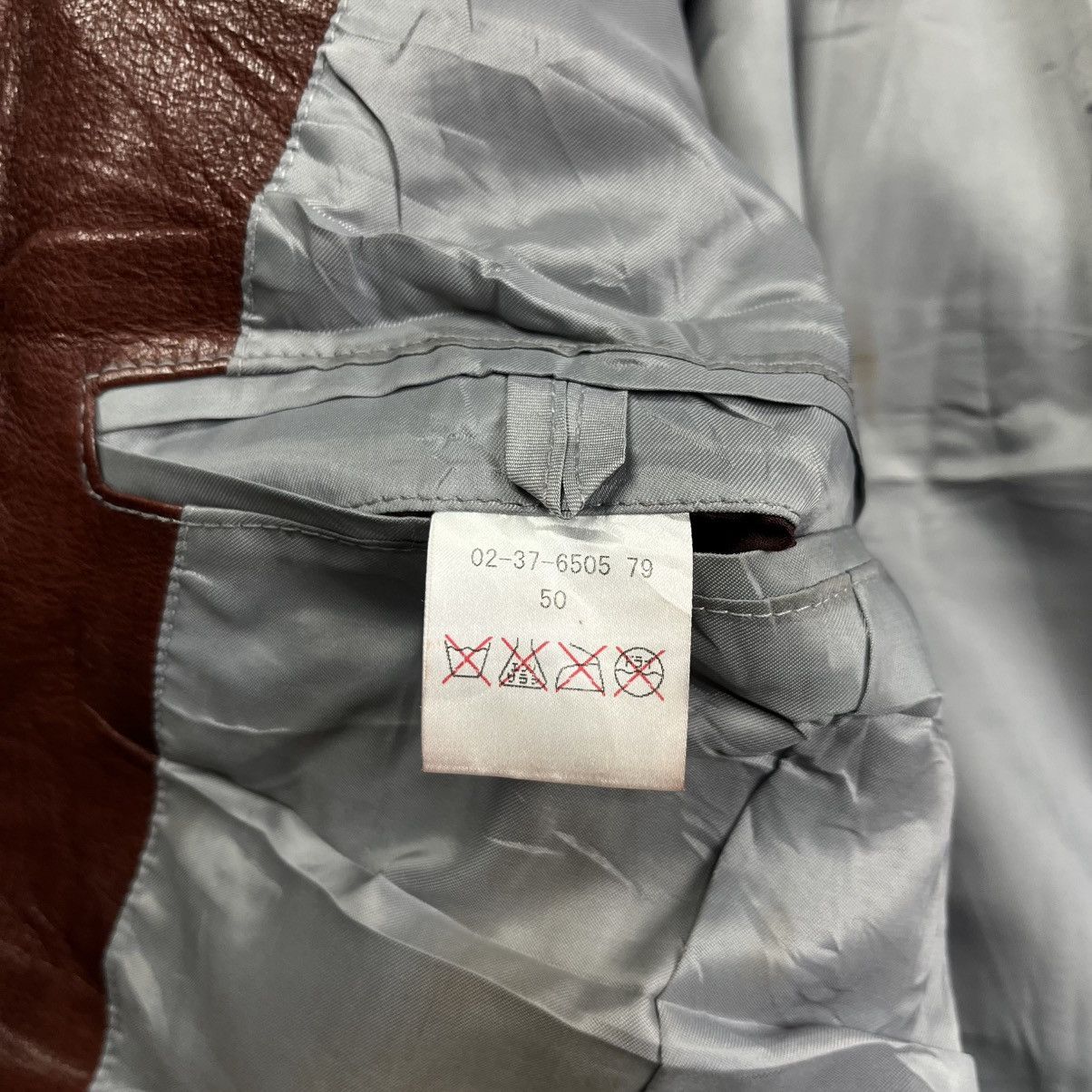 Tornado Mart ASM atelier sab men double zipper bikers leather jacket Size US M / EU 48-50 / 2 - 11 Thumbnail