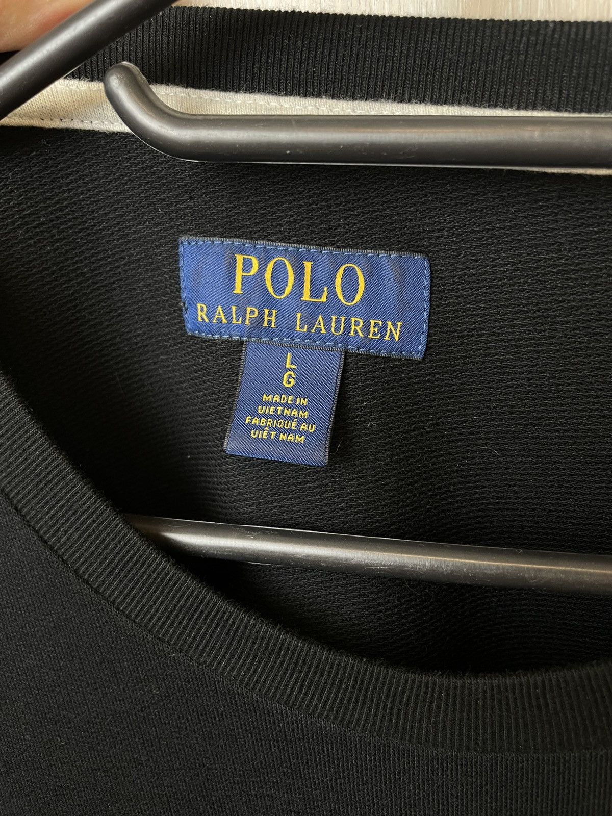 Polo Ralph Lauren Polo Ralph Lauren Black Sweatshirt Size US L / EU 52-54 / 3 - 7 Thumbnail