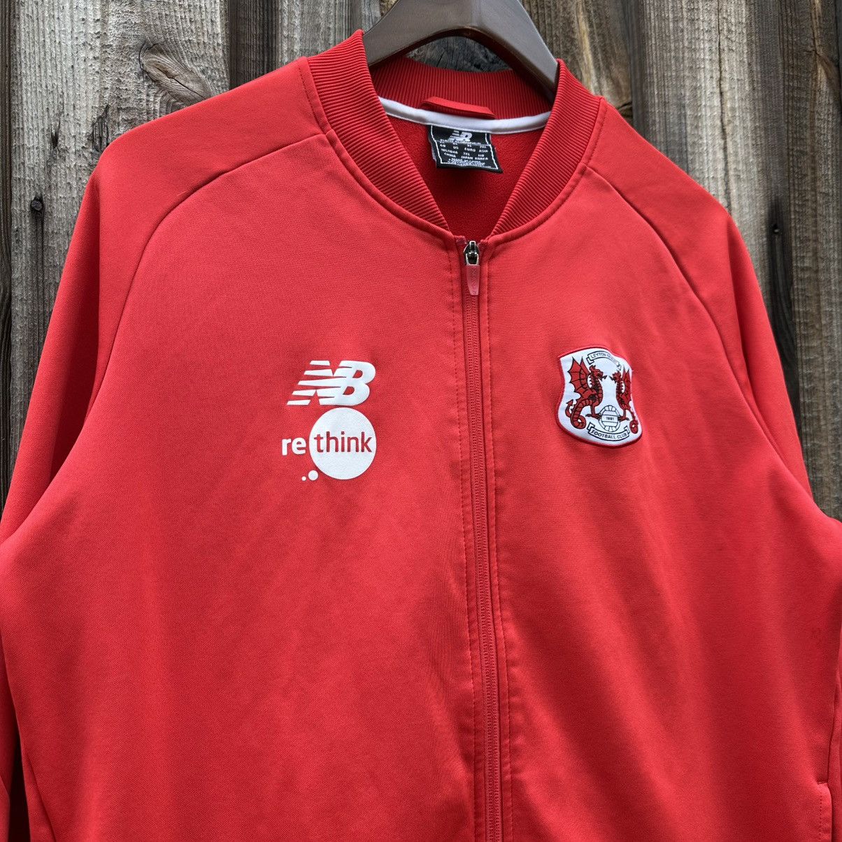 New Balance New Balance FC Leyton Orient Soccer Track Jacket Size US XL / EU 56 / 4 - 2 Thumbnail