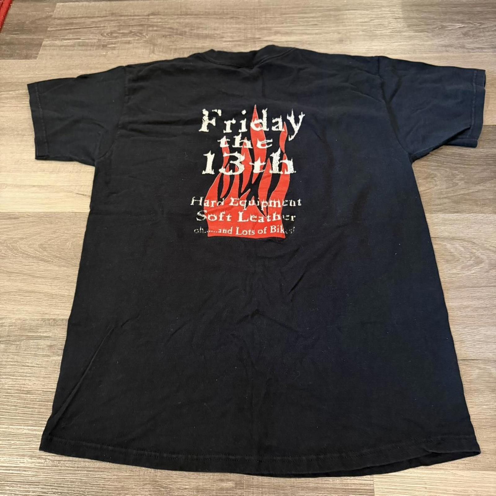 Fruit Of The Loom Vintage ride free friday the 13th port Dover t shirt 00s L Size US L / EU 52-54 / 3 - 5 Thumbnail