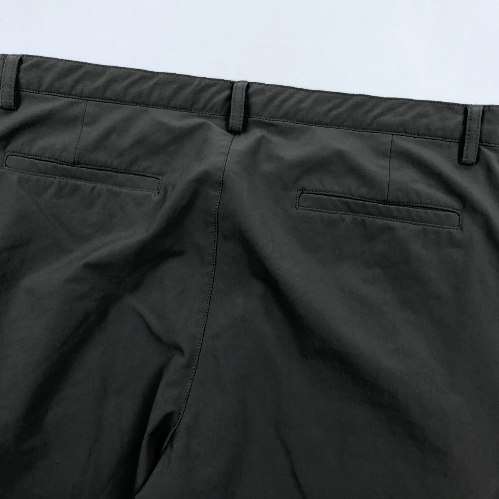 Vintage MINISTRY OF SUPPLY Aviator 2.0 Pants Mens Gray Performance Travel 34x30 Slant Welt Pockets Fly Zip Button Straight Front Size US 34 / EU 50 - 3 Thumbnail