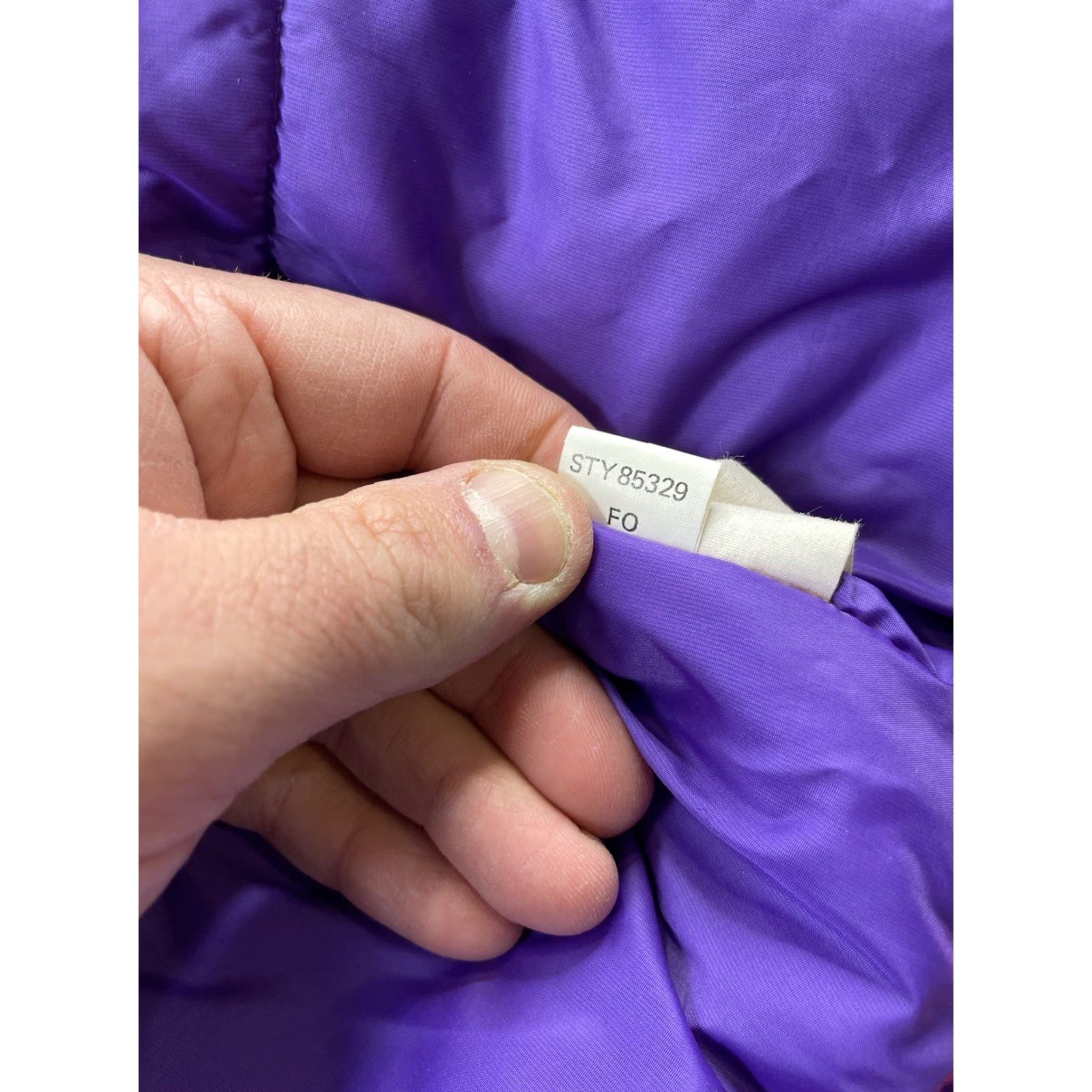 Patagonia VINTAGE Patagonia Nylon Jacket Women 12 Pink Purple Insulated Jacket Size XL / US 12-14 / IT 48-50 - 5 Thumbnail
