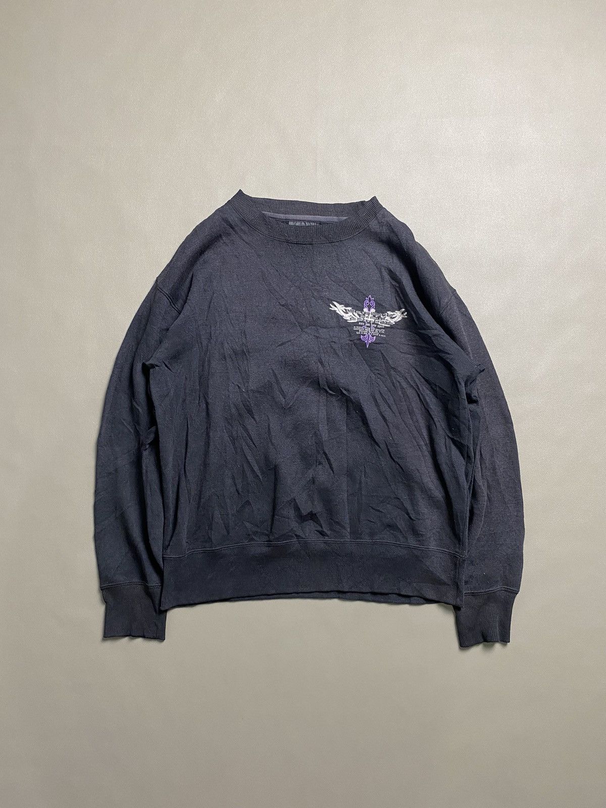 14th Addiction × KMRii × Yasuyuki Ishii Y2K Undefined Poem Goth Sweatshirt Size US M / EU 48-50 / 2 - 2 Thumbnail