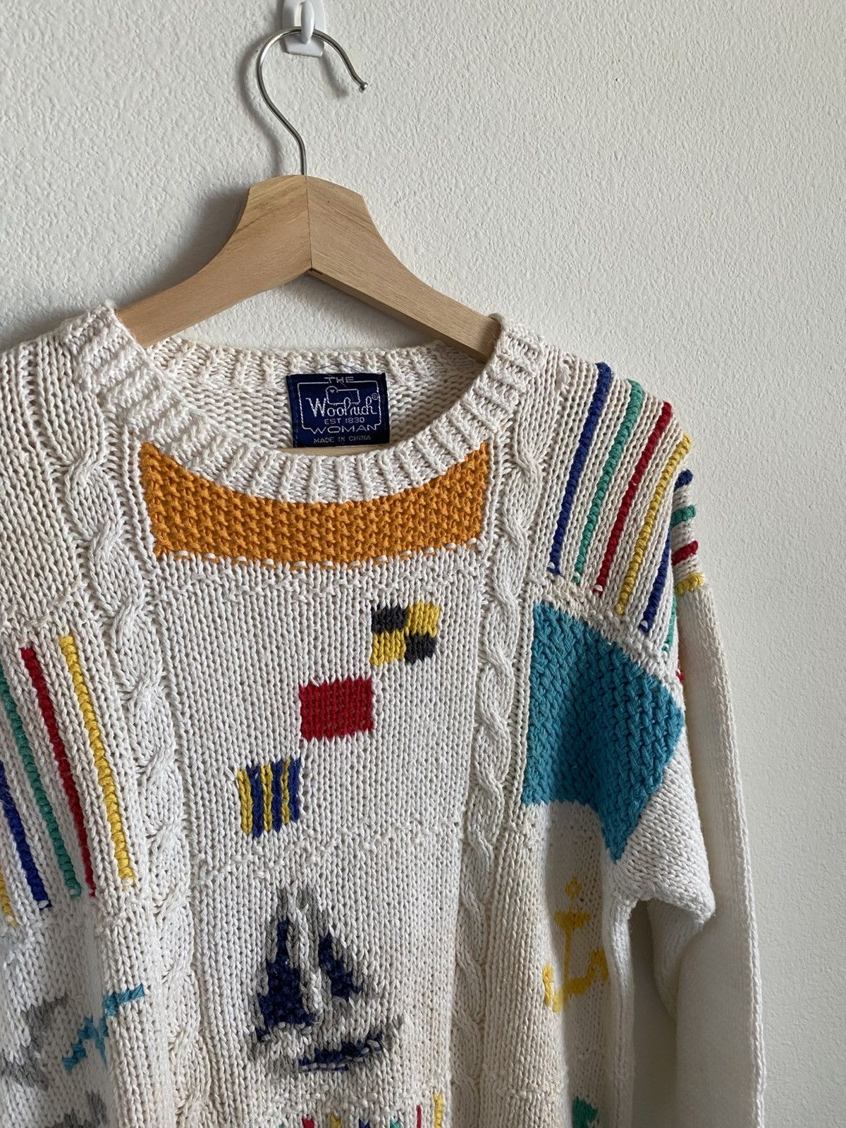 Woolrich Woolen Mills Woolrich Sailor Cable Knit Sweater Size S / US 4 / IT 40 - 3 Thumbnail