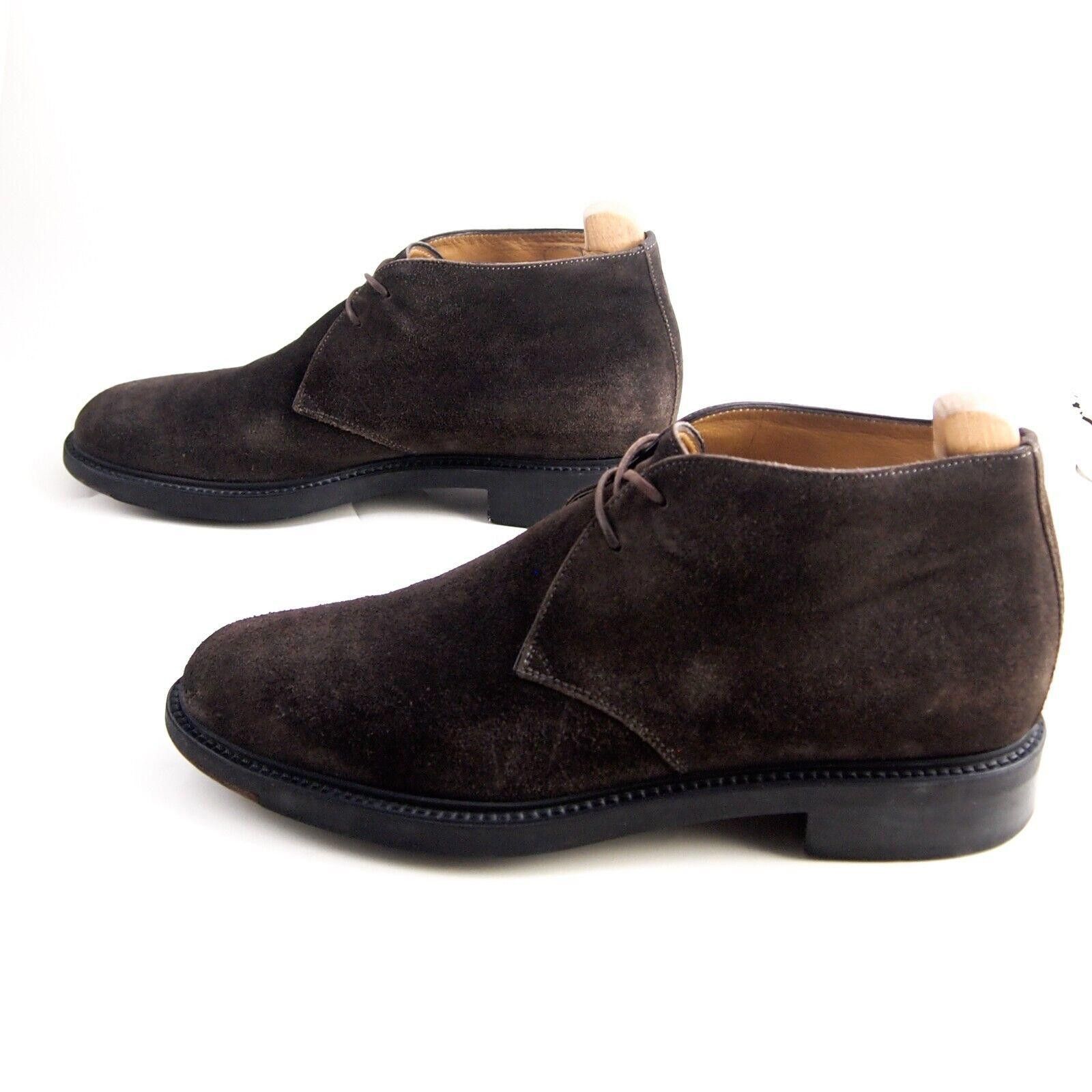 Santoni Santoni Chukka Ankle Boots Brown Suede Mens US 10 EU 43 F Size US 10 / EU 43 - 2 Thumbnail