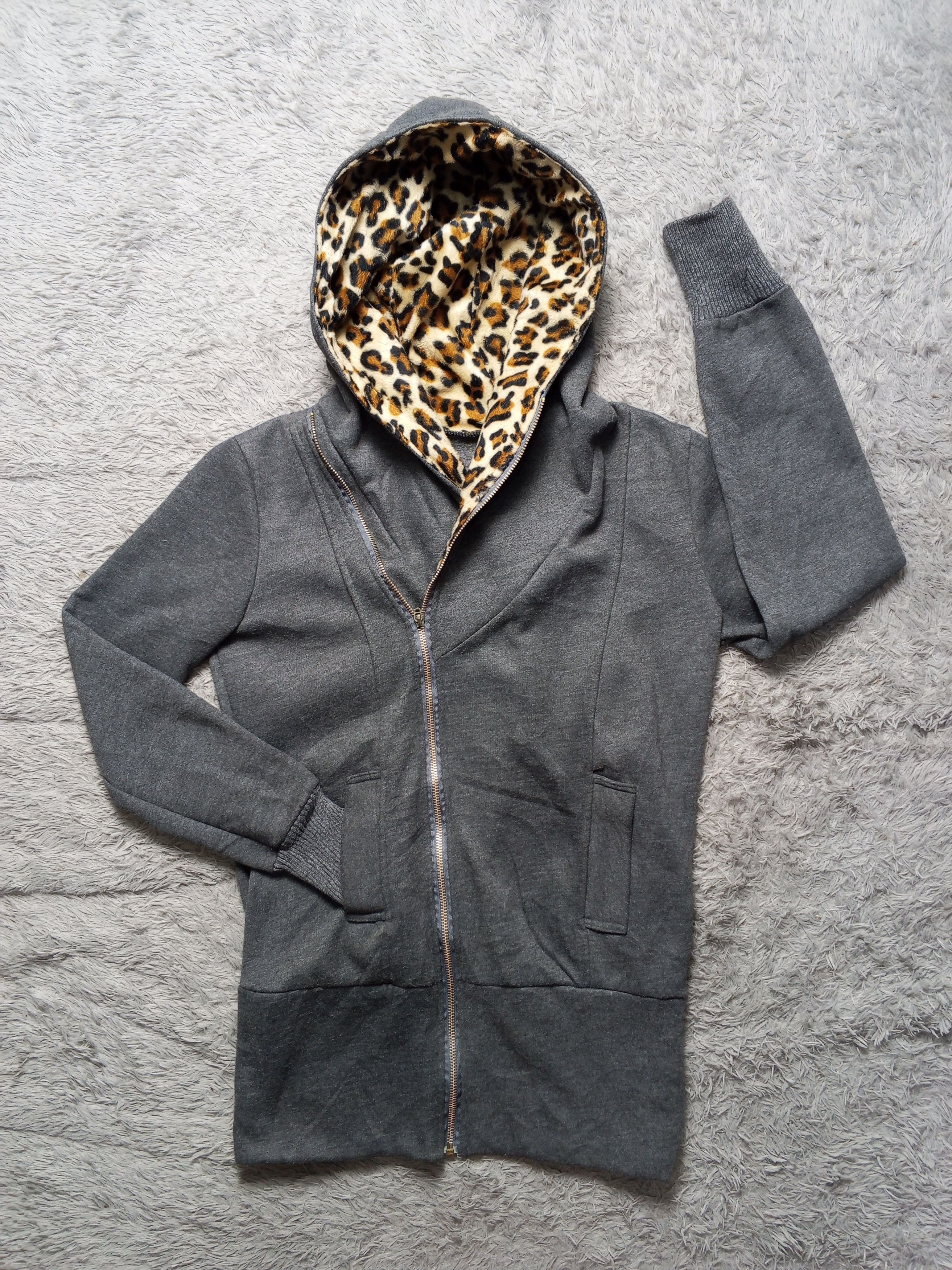 Japanese Brand Asymetric Zipper Hoodie Leopad Japan Style Size US M / EU 48-50 / 2 - 2 Thumbnail