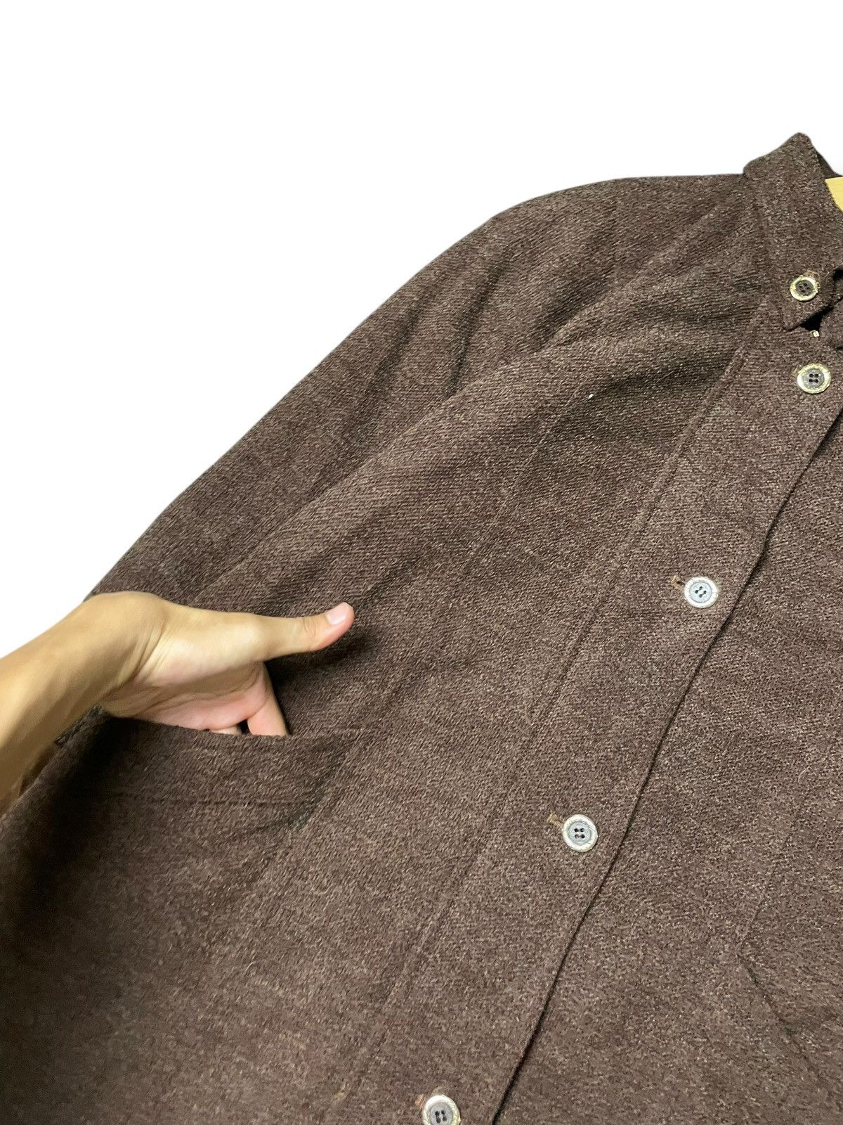 Japanese Brand × Vintage MELLAPIO Brand Button&Zip Wool Jacket (69) Size US S / EU 44-46 / 1 - 6 Thumbnail