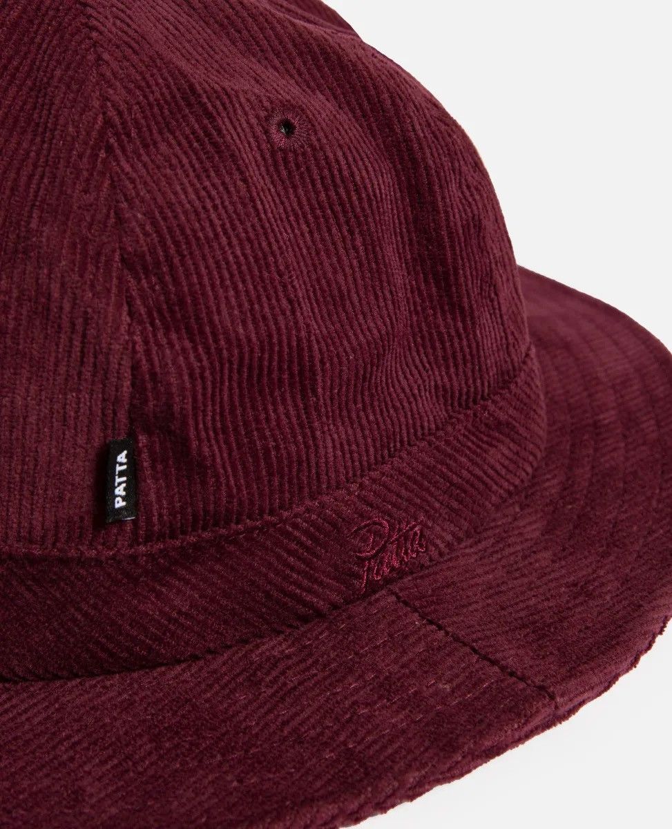 Patta PATTA CORDUROY BELL HAT Chestnut Cotton Bucket Size ONE SIZE - 3 Thumbnail
