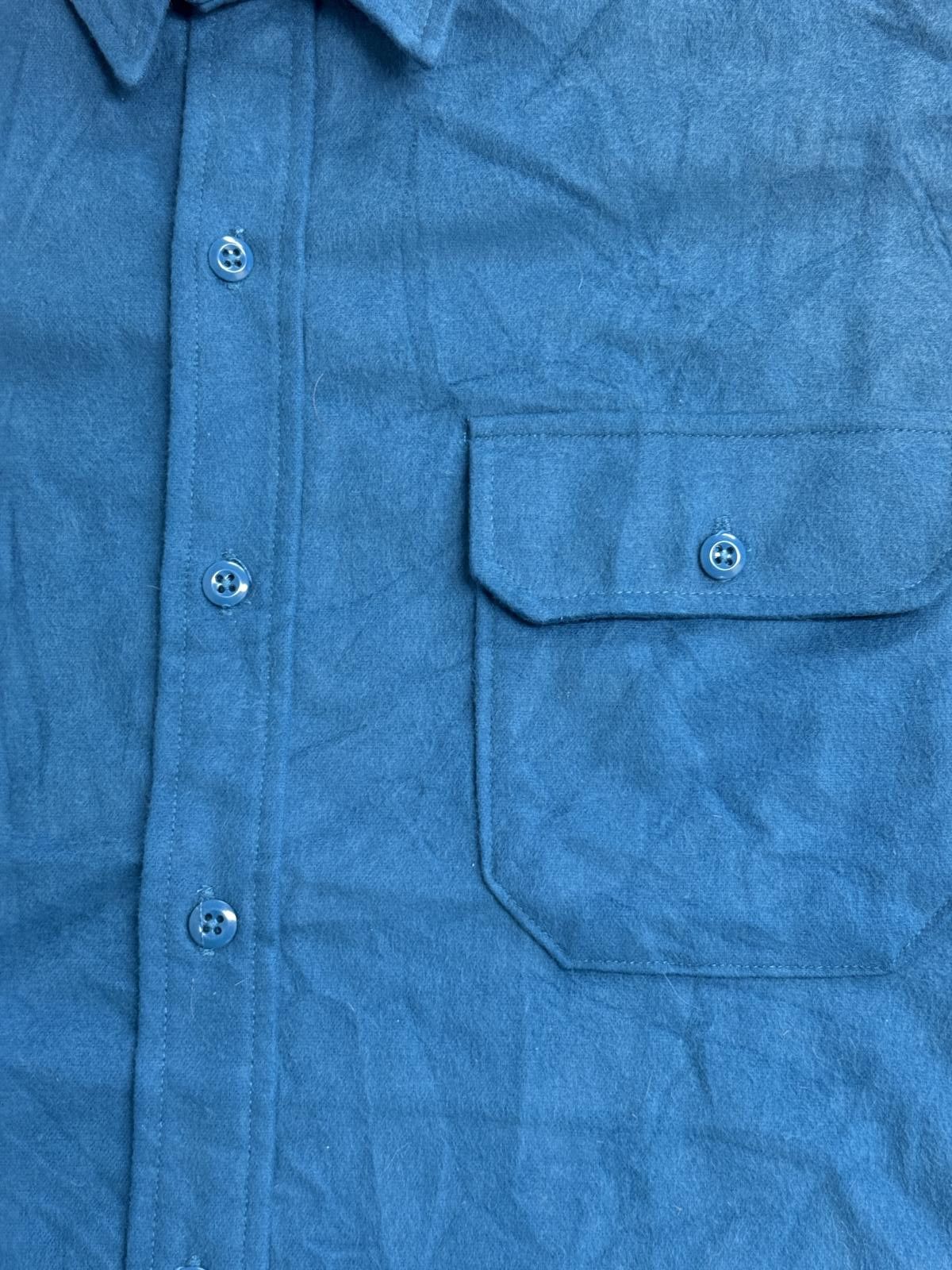 Woolrich Woolen Mills Vintage Woolrich LS Button Up Made in USA Flannel Blue XXL Size US XXL / EU 58 / 5 - 3 Thumbnail