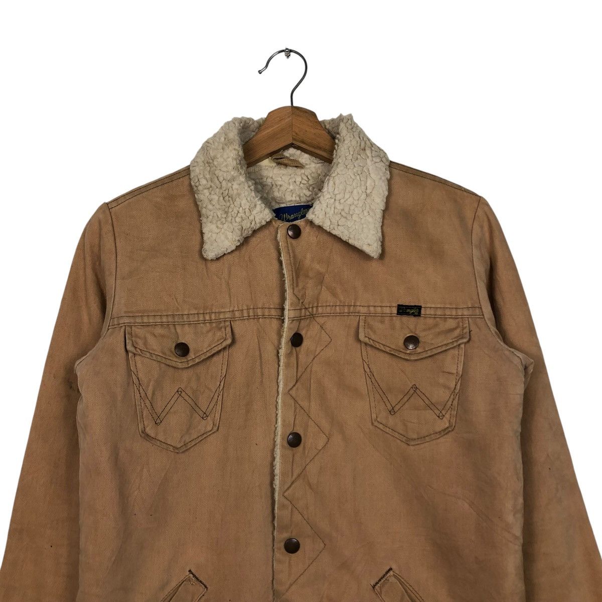 Wrangler 🔥VINTAGE CHORE JACKET WRANGLER USA PERMANENT PRESS Size US M / EU 48-50 / 2 - 5 Thumbnail