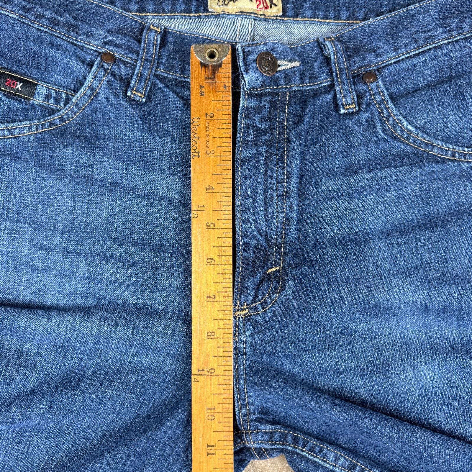 Wrangler Wrangler 20X Men’s Straight Leg Jeans 32x30 Heritage Denim Size US 32 / EU 48 - 12 Thumbnail