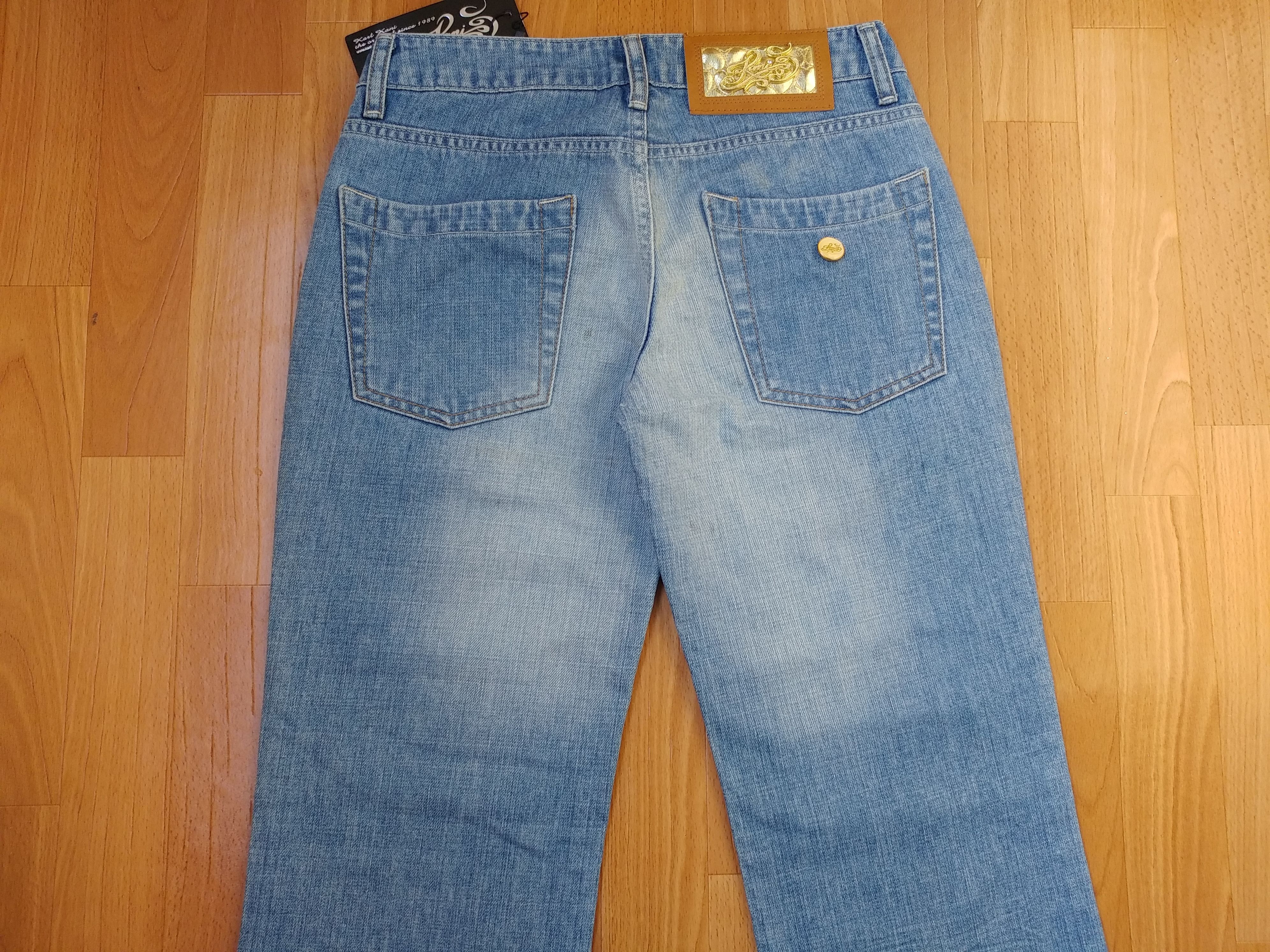 Karl Kani Womens KARL KANI jeans, blue vintage baggy Kani Ladies W 26 Size 26" / US 2 / IT 38 - 3 Thumbnail