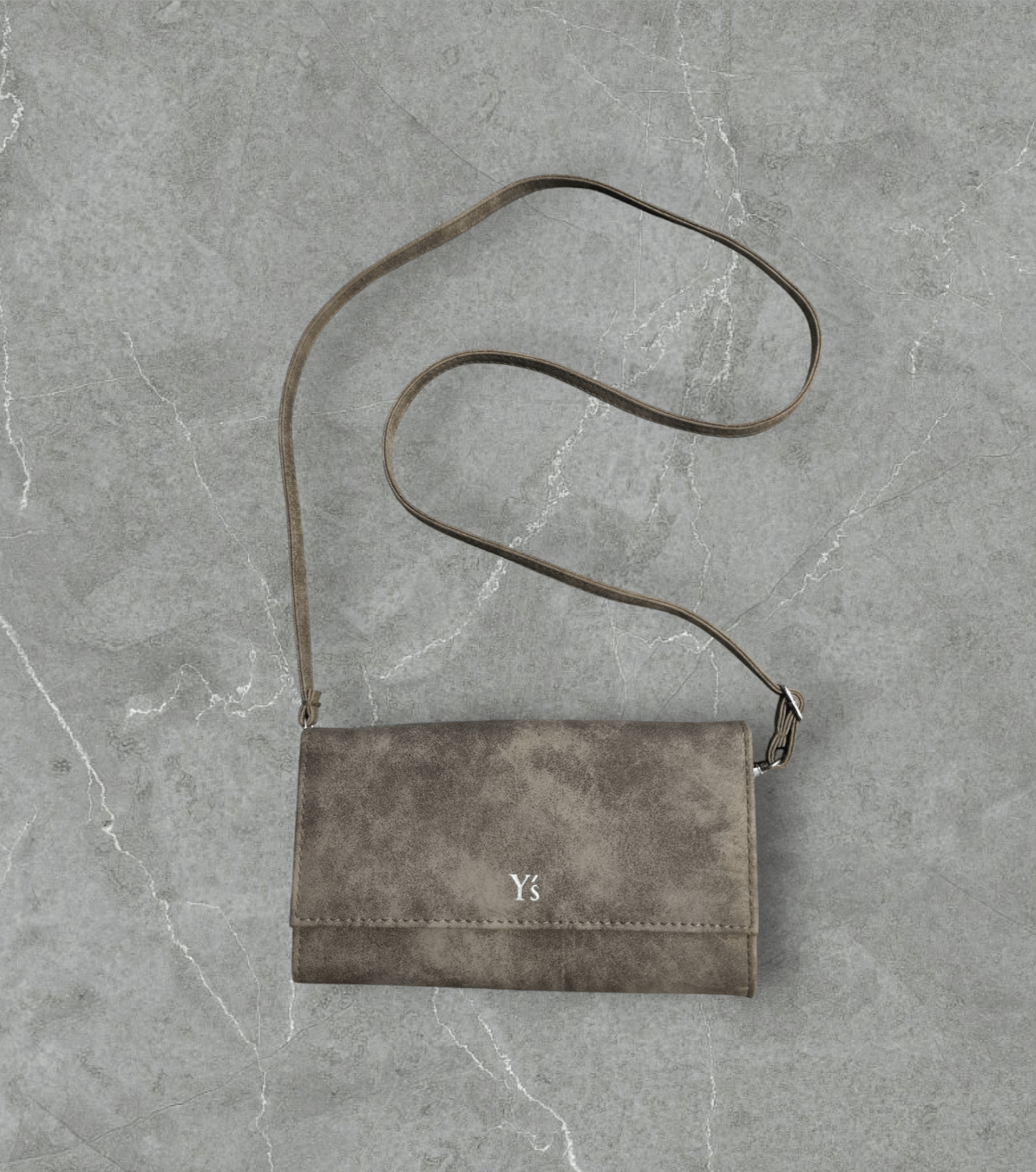 Yohji Yamamoto Yohji Yamamoto - Y's for men Suede Crossbody Sling Bag WOC Size ONE SIZE - 1 Thumbnail
