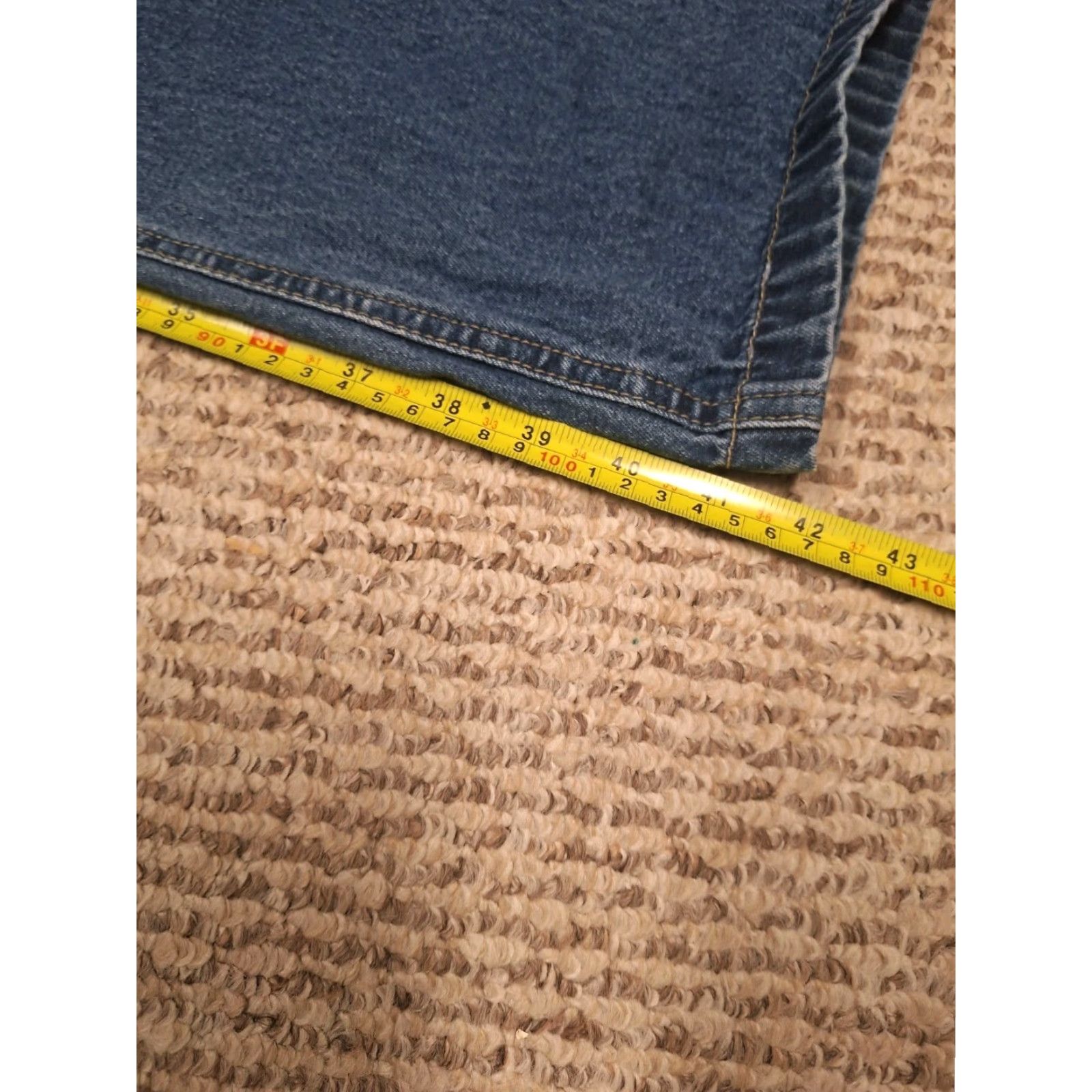 Vintage VINTAGE No Boundaries Denim Bib Overalls M Women Blue Regular Stitch: Flat Front, Straight Leg, 90s, Bohemian, Grunge, Retro, Southwestern Size 32" / US 10 / IT 46 - 7 Thumbnail