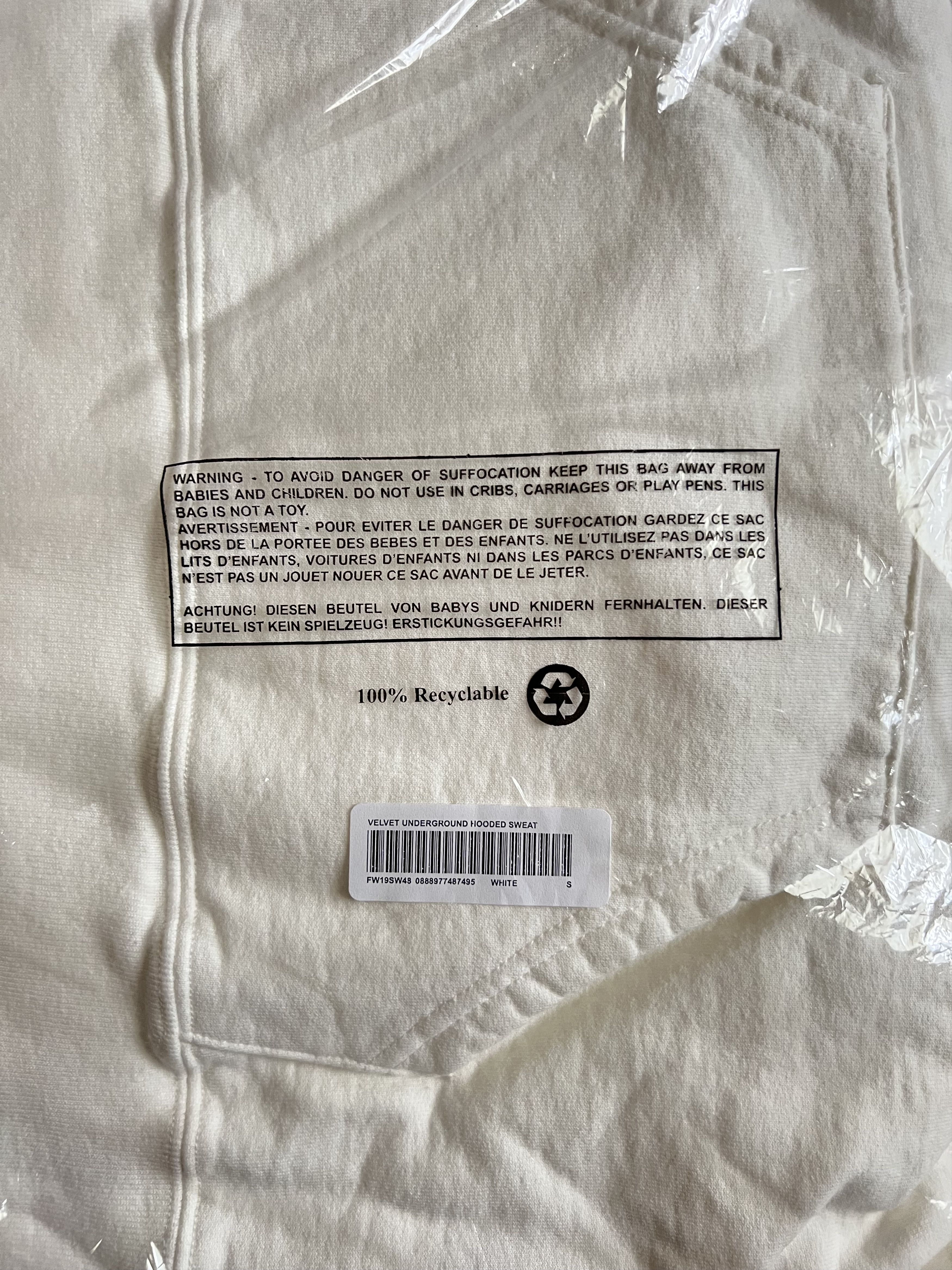 Supreme Size S - Supreme x The Velvet Underground Hoodie White Size US S / EU 44-46 / 1 - 5 Thumbnail