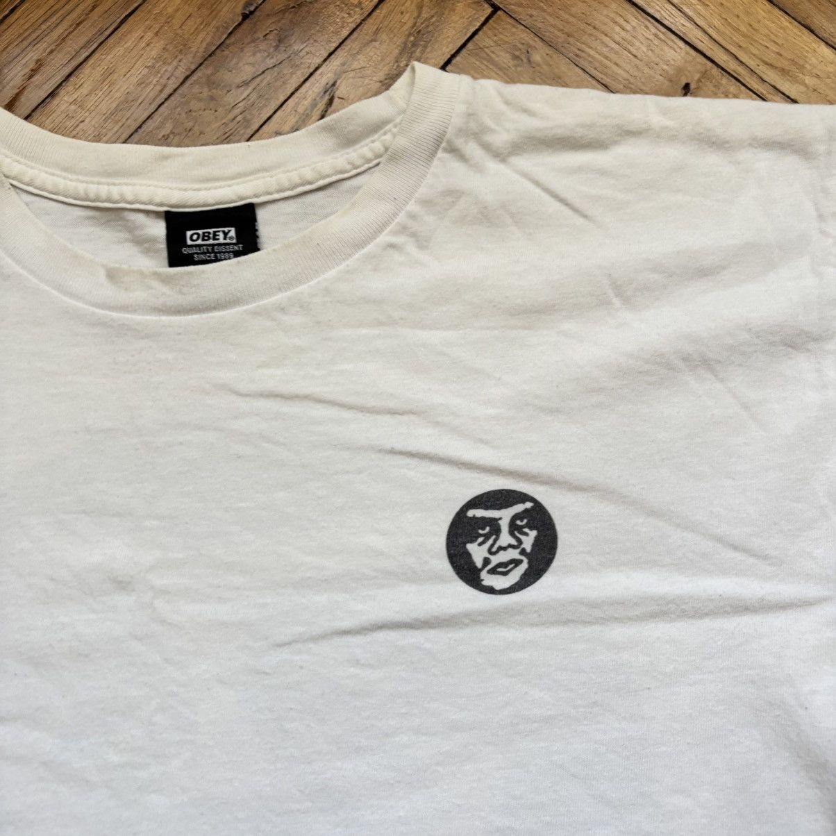 Obey Vintage Rare Obey Big logo T-Shirt Size US M / EU 48-50 / 2 - 3 Thumbnail