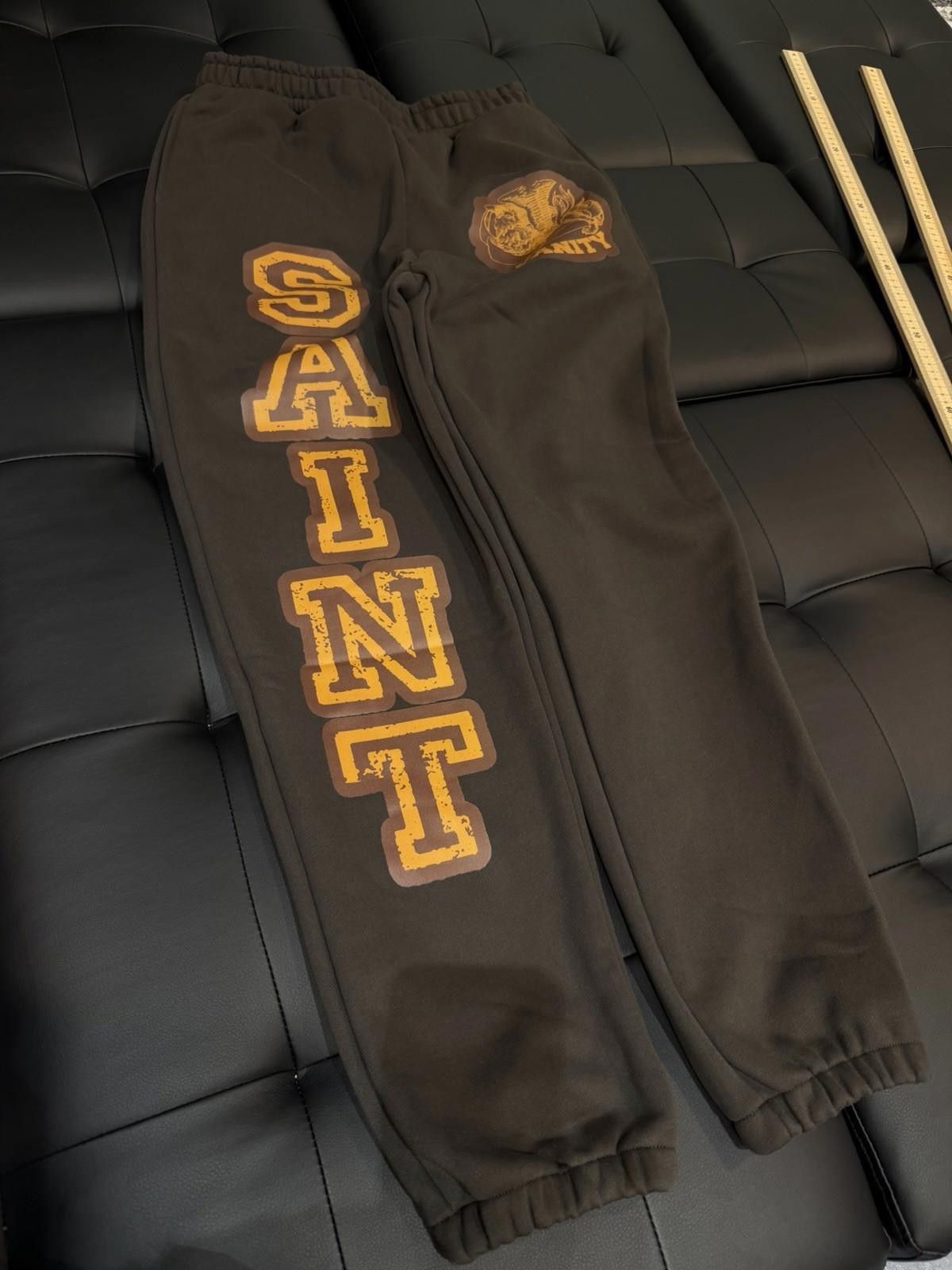 Saint Vanity Size Large - Saint Vanity Varsity Sweatpants Grey NEW Size US 34 / EU 50 - 3 Thumbnail