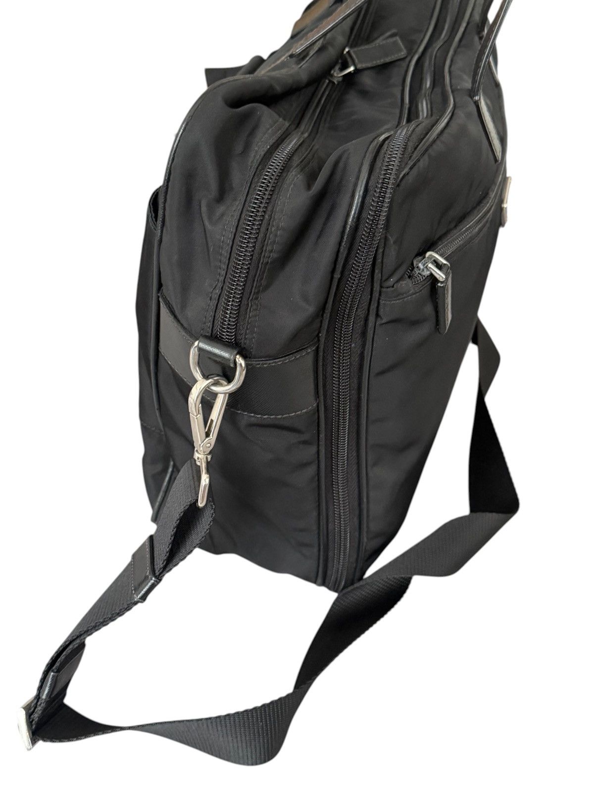 Prada Prada Saffiano Leather Nylon Travel Bag Size ONE SIZE - 11 Thumbnail