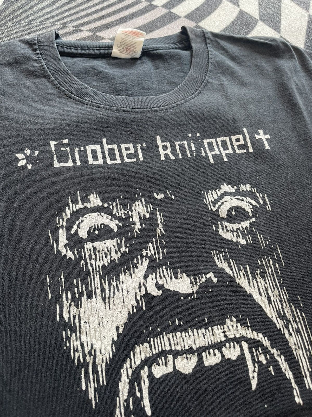 Band Tees Vintage Grober Knüppel "Meine Süße Tanz Mit Mir" Horror Punk Size US XL / EU 56 / 4 - 5 Thumbnail