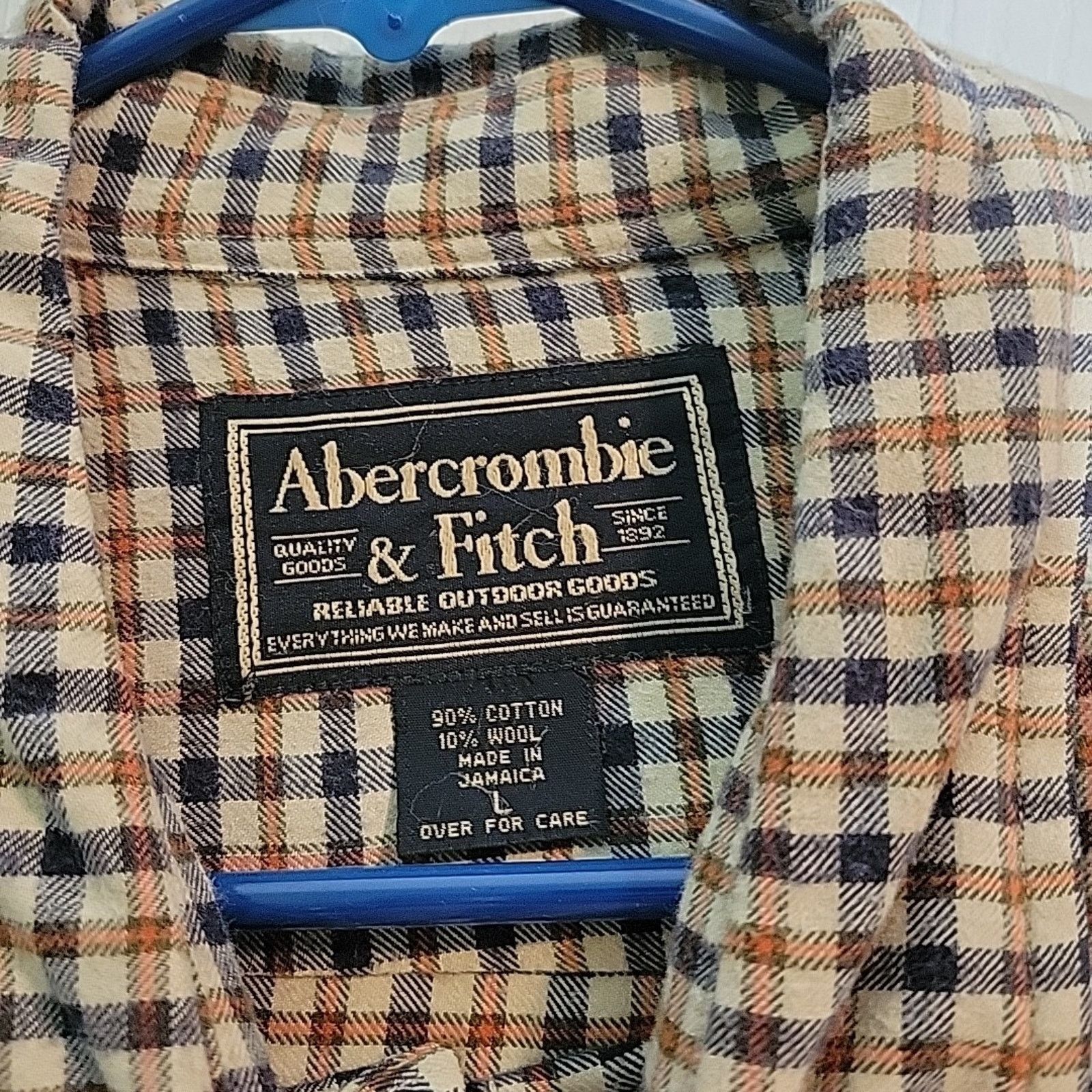 Abercrombie & Fitch Abercrombie & Fitch Big Shirt Country Plaid Large Americana Size US L / EU 52-54 / 3 - 3 Thumbnail