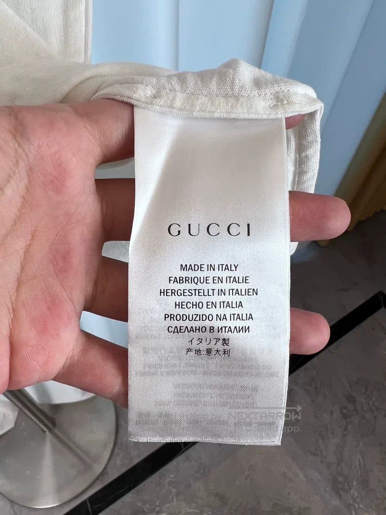 Gucci Gucci Portrait G-shaped oil painting sketch printed short Size M / US 6-8 / IT 42-44 - 6 Thumbnail