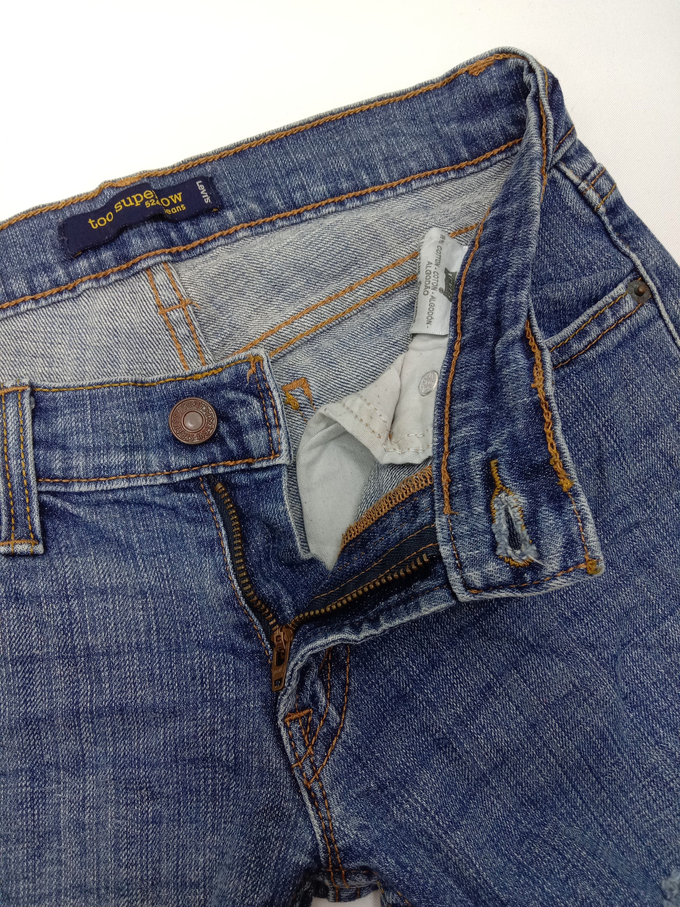 Levi's Ripped Jeans Vintage Levi's 524 Distressed Denim Size 27" / US 4 / IT 40 - 9 Thumbnail