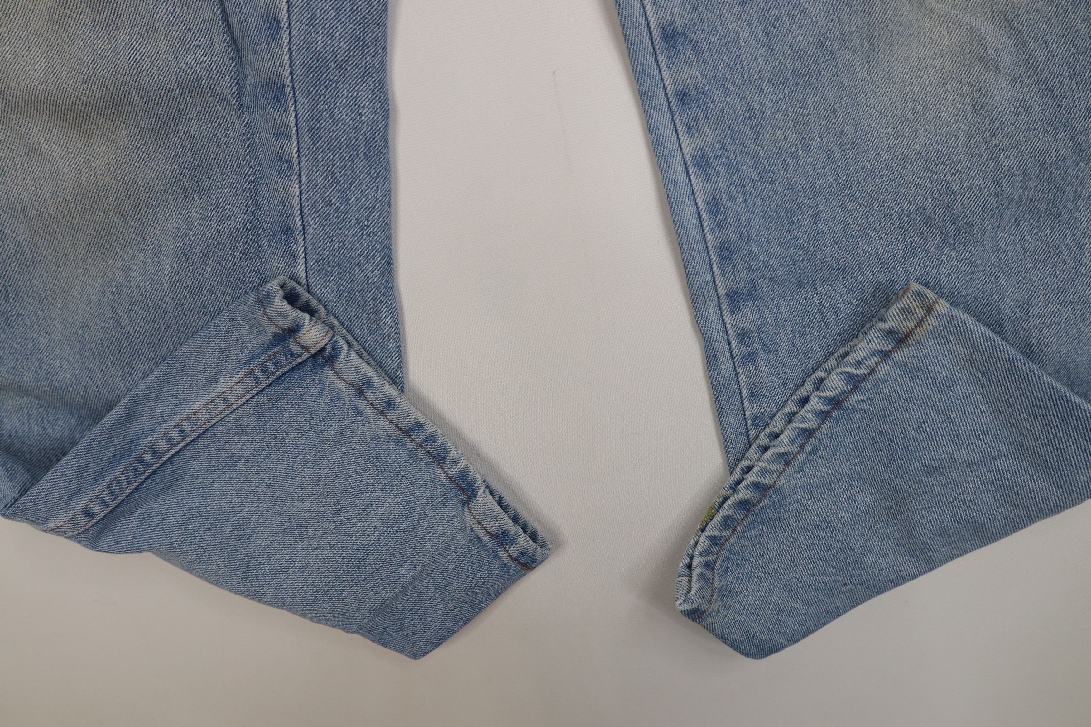 Vintage Vintage 90s Streetwear Straight Leg Denim Jeans Blue Cotton Size US 34 / EU 50 - 5 Thumbnail