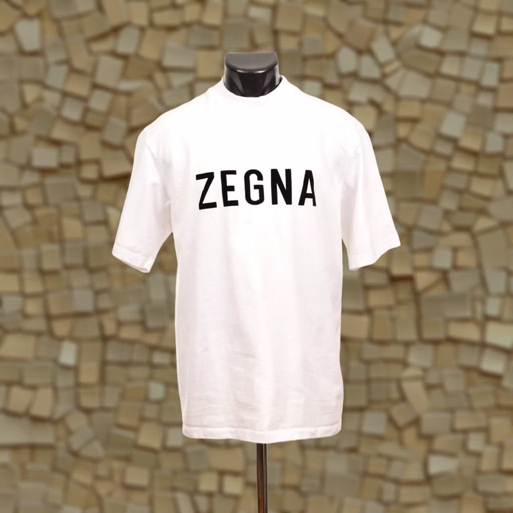 Fear of God Fear of God x Zegna White Big Spellout Logo SS T-Shirt Tee M Men Shirt XS? Size US M / EU 48-50 / 2 - 1 Thumbnail