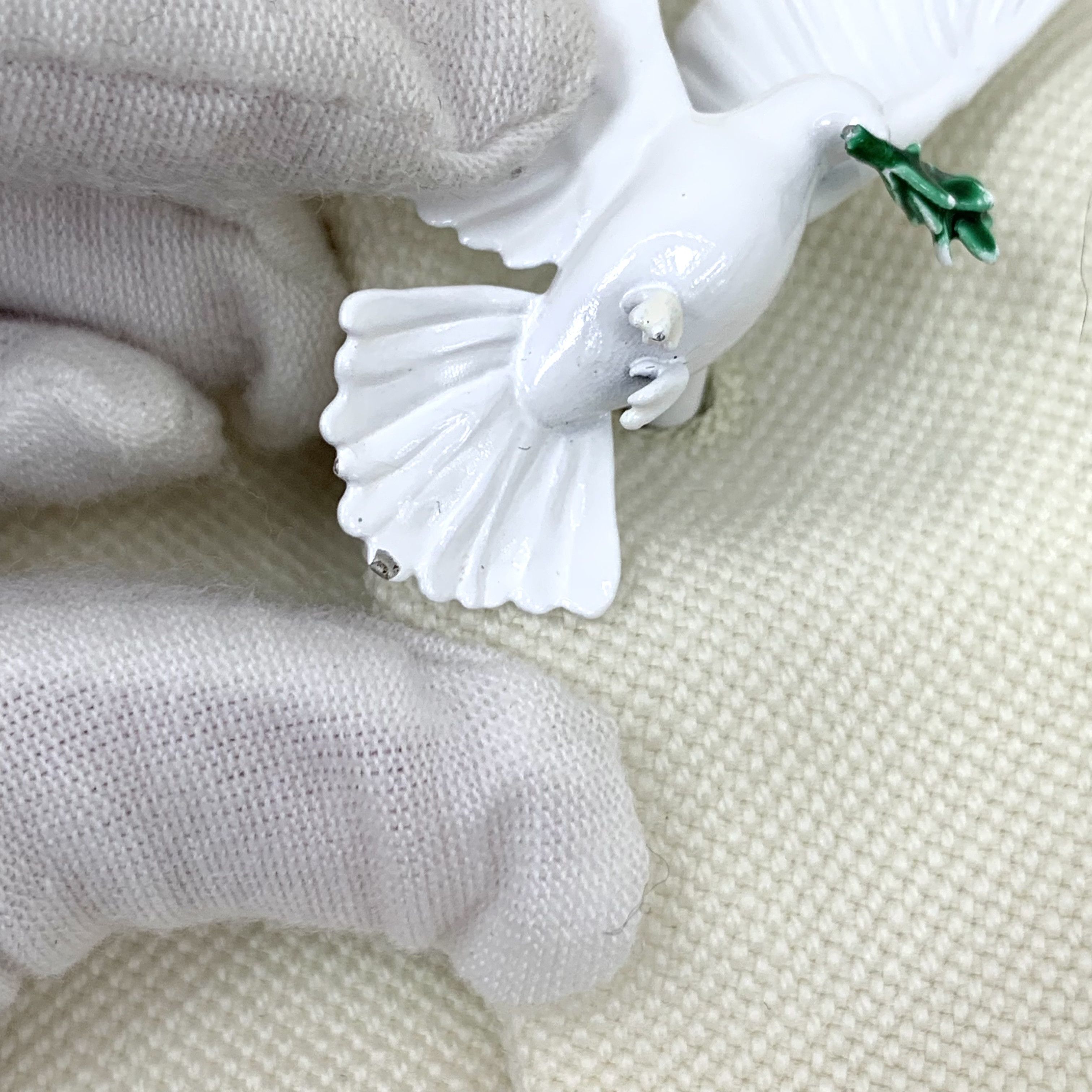 Louis Vuitton Louis Vuitton Off-White Peace Dove Wool Blazer Size 44R - 3 Thumbnail