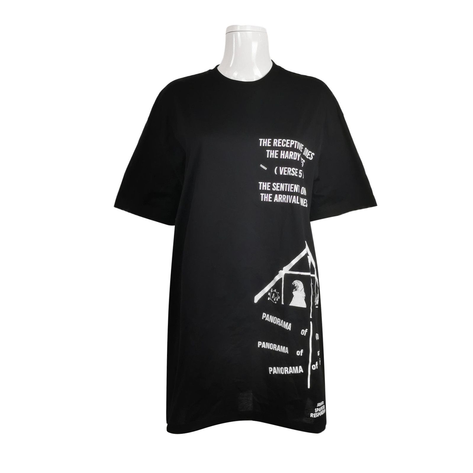 Prada Prada Cotton Logo T-Shirt in Black 0089 Size S / US 4 / IT 40 - 1 Thumbnail