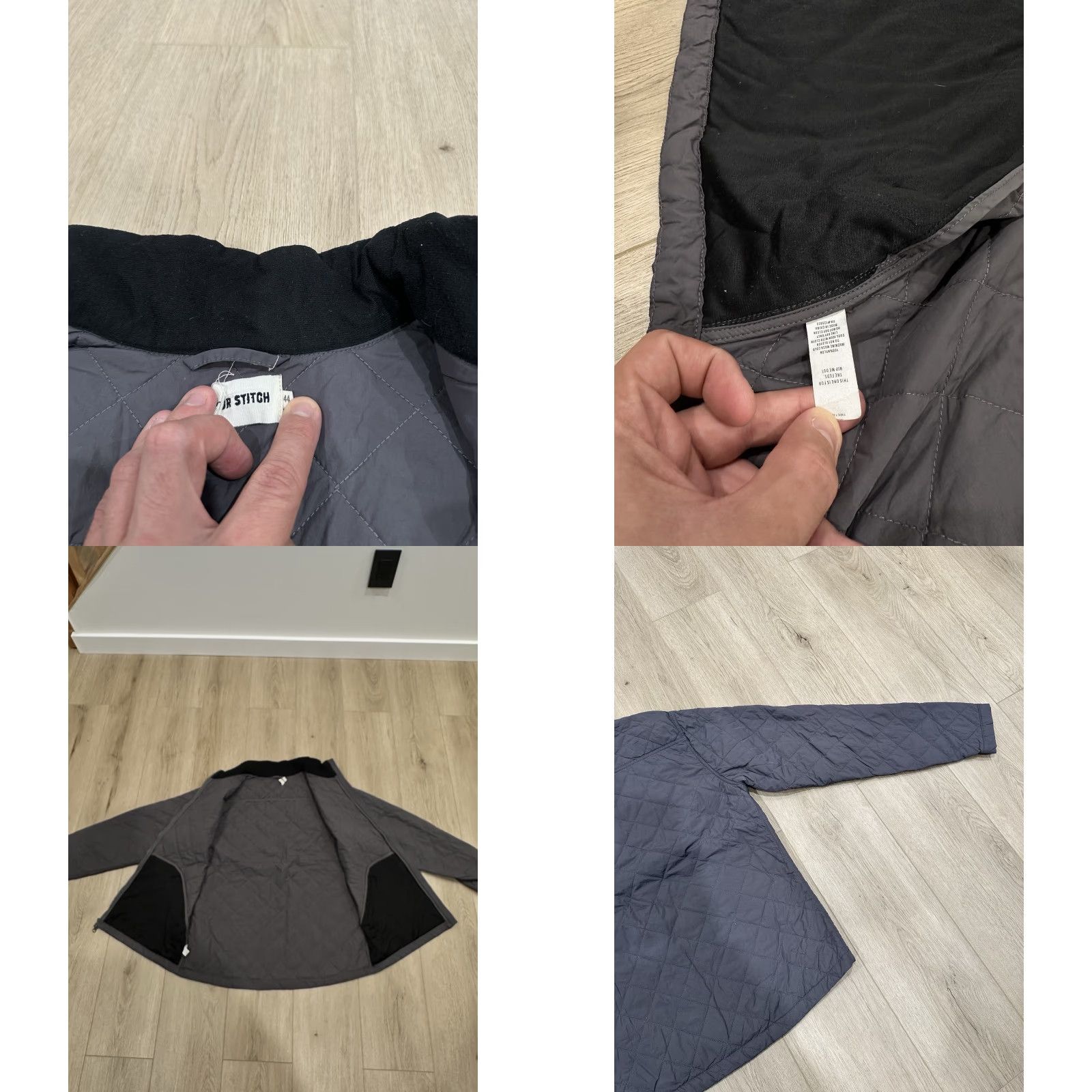 Taylor Stitch Taylor Stitch Jacket Bomber Gray sz 44 Quilted Mens Regular Size 44 Nylon Jacket Size US S / EU 44-46 / 1 - 8 Thumbnail