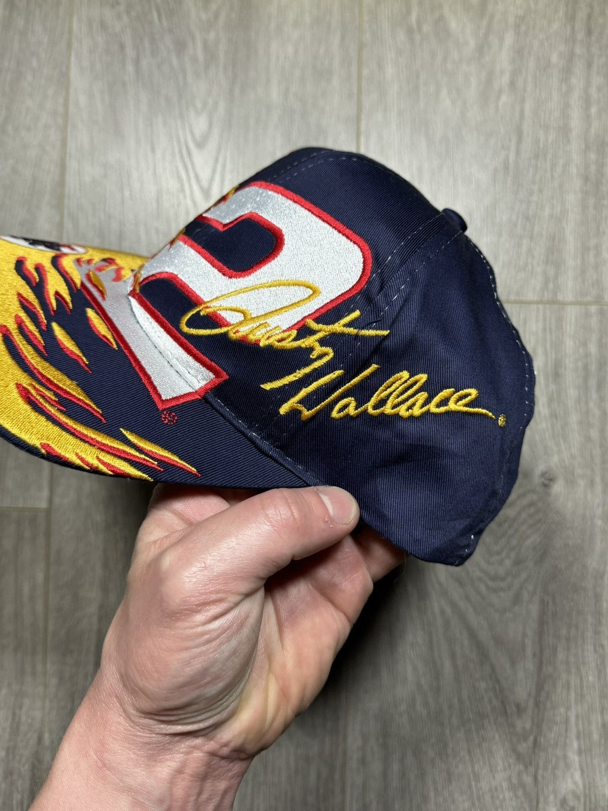 Chase Authentics × Vintage Vintage Rusty Wallace Flaming Miller Lite Nascar Snapback Size ONE SIZE - 5 Thumbnail