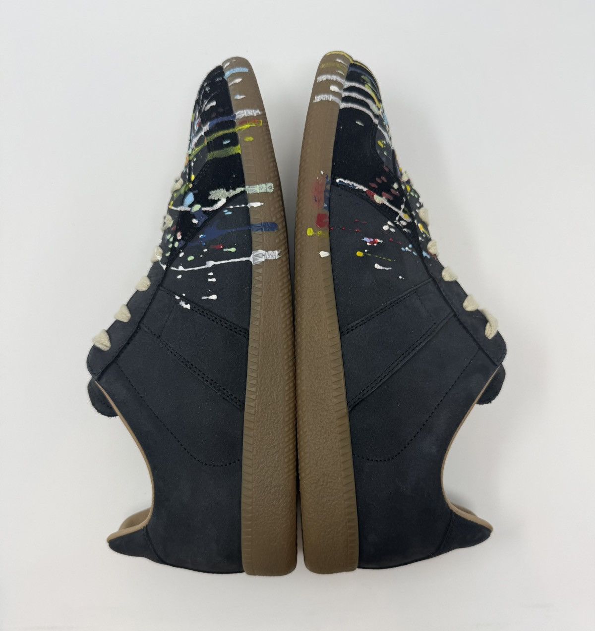 Maison Margiela Maison Margiela Paint Splatter Replica GAT Black Size US 8 / EU 41 - 3 Thumbnail