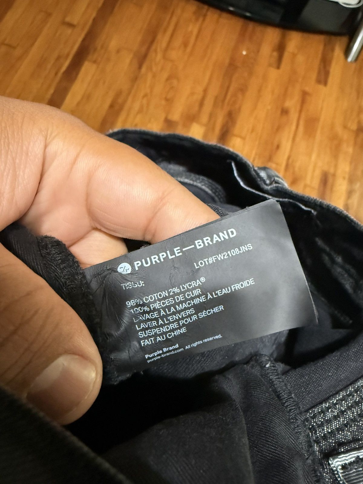 Purple Purple Jeans Black Size 32 Size US 32 / EU 48 - 13 Thumbnail