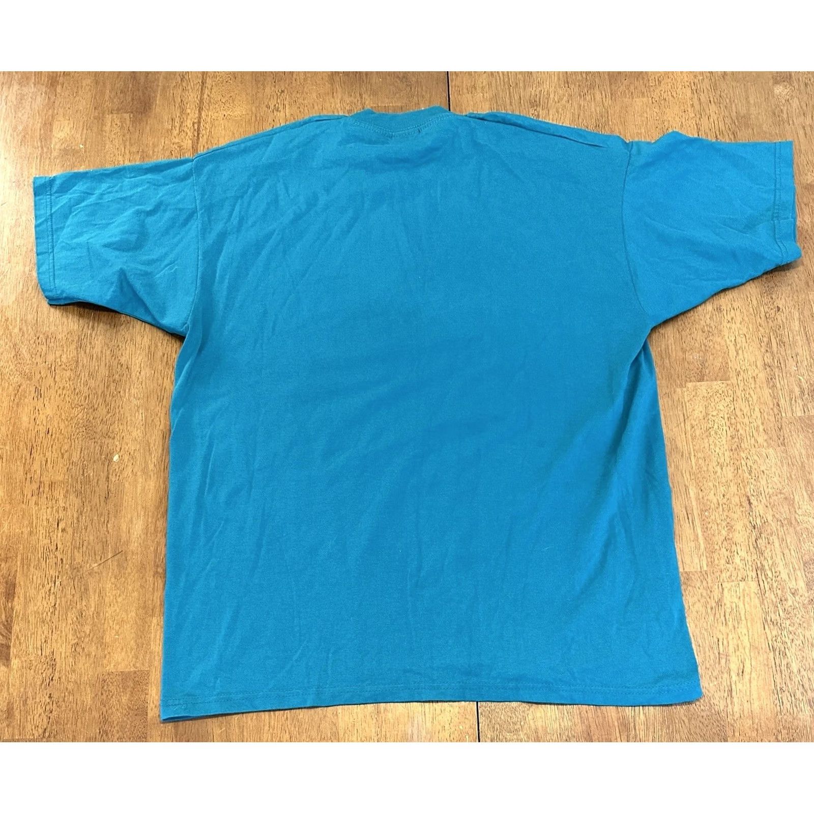 Fruit Of The Loom VINTAGE Fruit of the Loom T-Shirt XL Blue 90s Honey Bear Happy Bee Size US XL / EU 56 / 4 - 4 Thumbnail